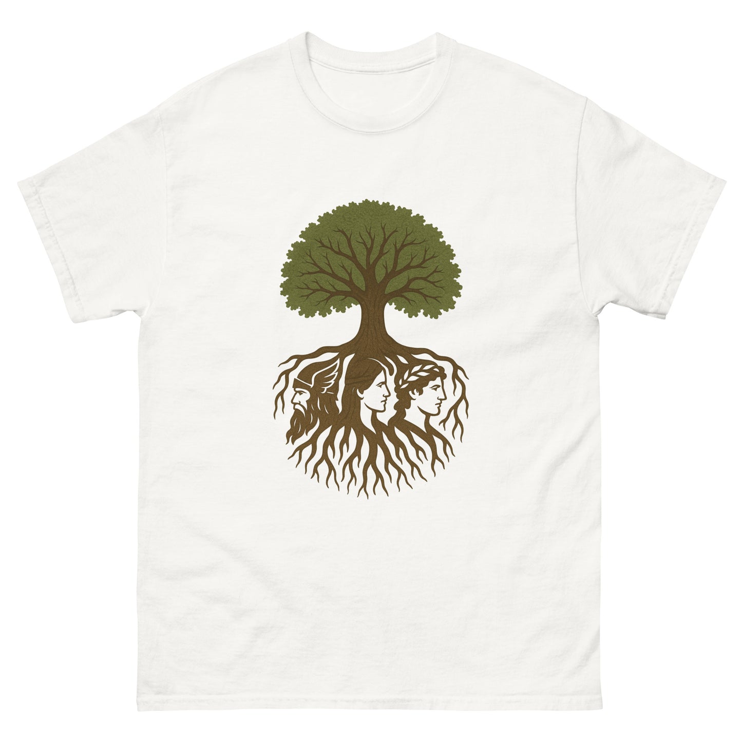 Yggdrasil Norse Tree of Life – Esoteric Apparel with Pagan Symbolism white