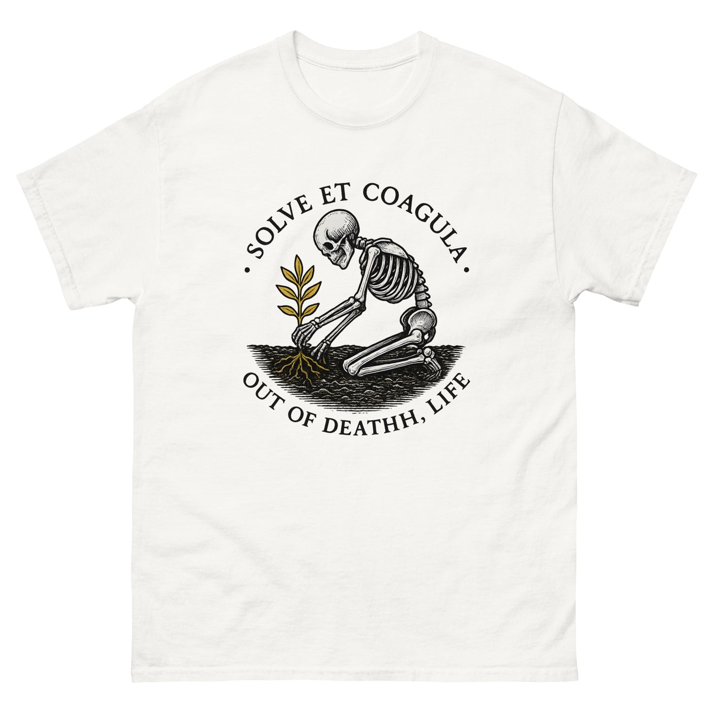 Solve et Coagula – Alchemical Witchy Apparel for Transformation white