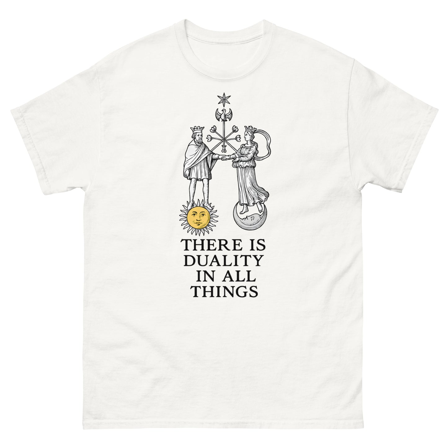 There Is Duality In All Things – Esoteric Clothes Inspired by Alchemy white