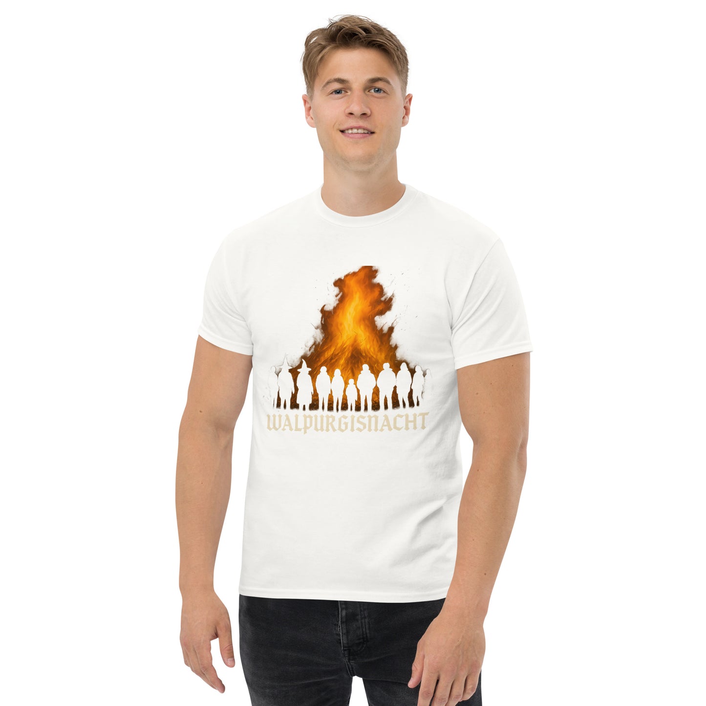 Walpurgisnacht Bonfire Shirt – Witchy Apparel for the Season of Fire male