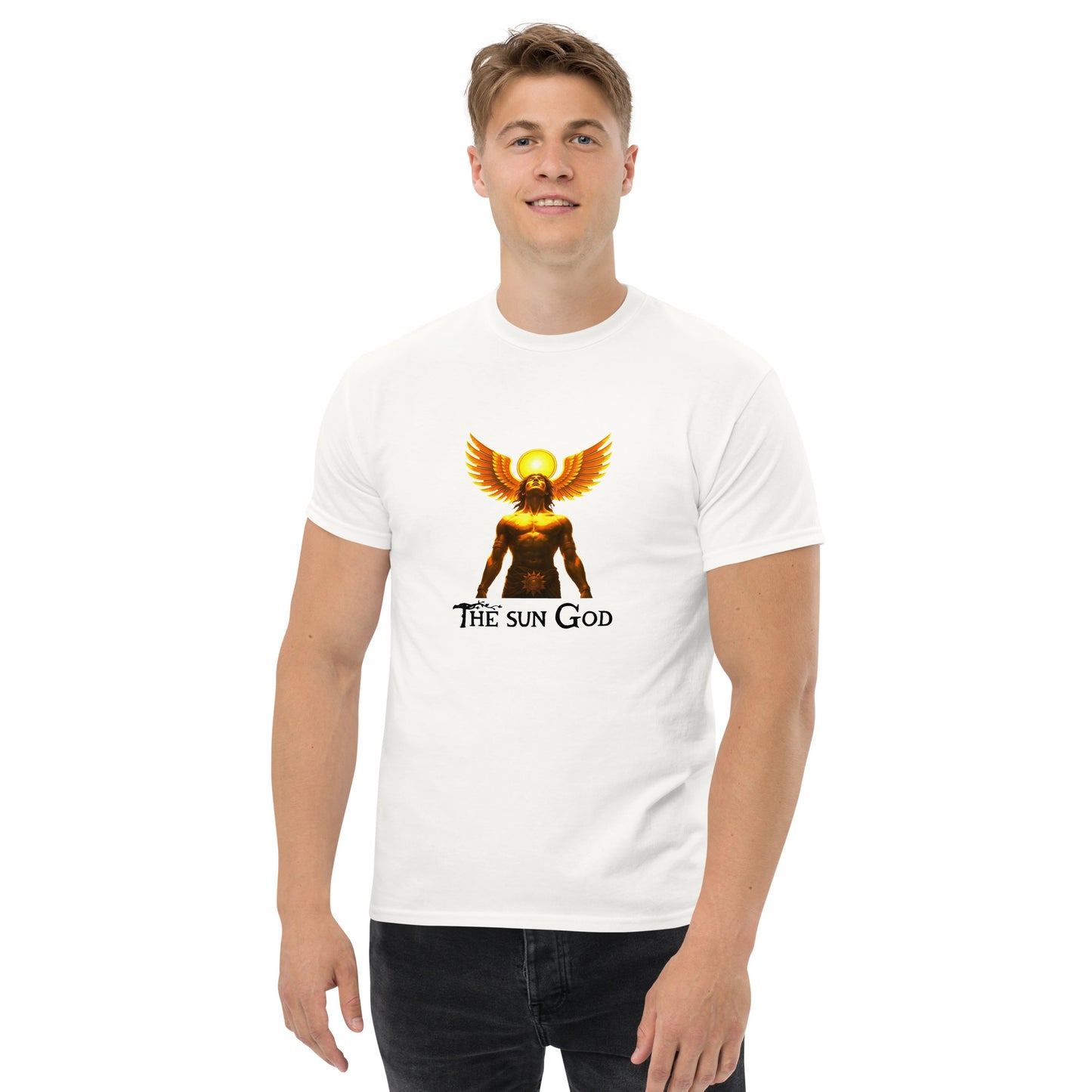 The Sun God Esoteric Apparel – Radiant Solar Deity Design male