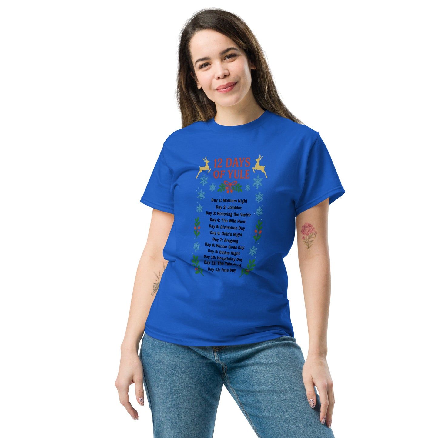 12 Days of Yule Shirt | Pagan Yule time esoteric clothing