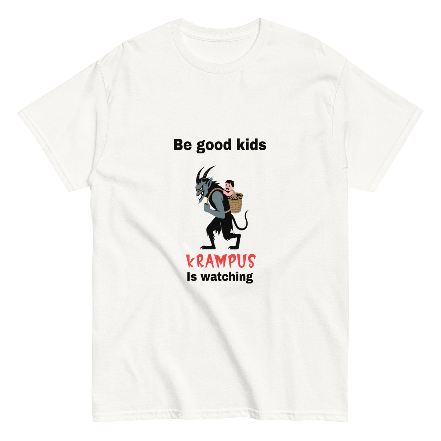 Krampus Is Watching Shirt | Pagan Yule Esoteric Clothing