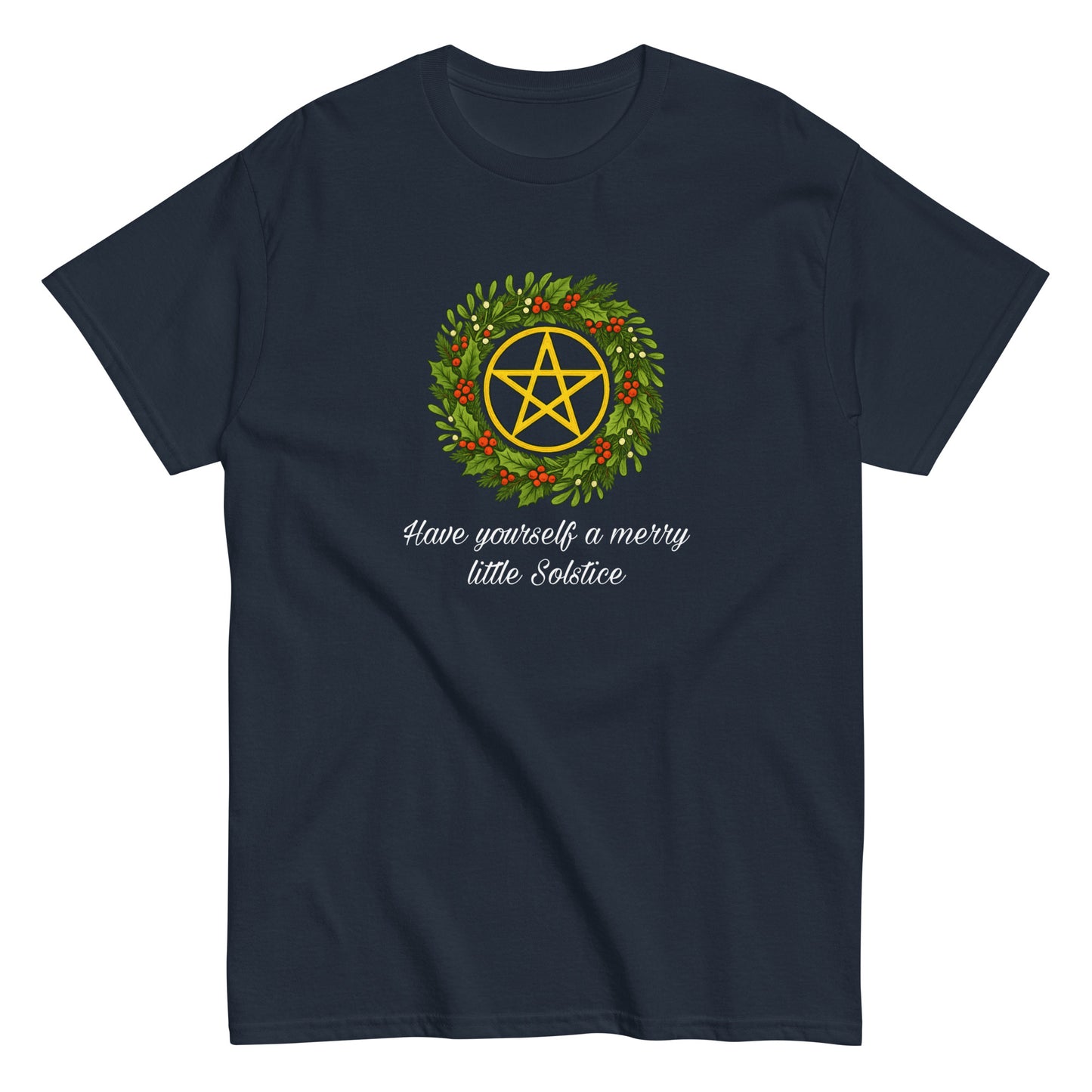 Merry Little Solstice Shirt | Pagan Yule Esoteric Clothing
