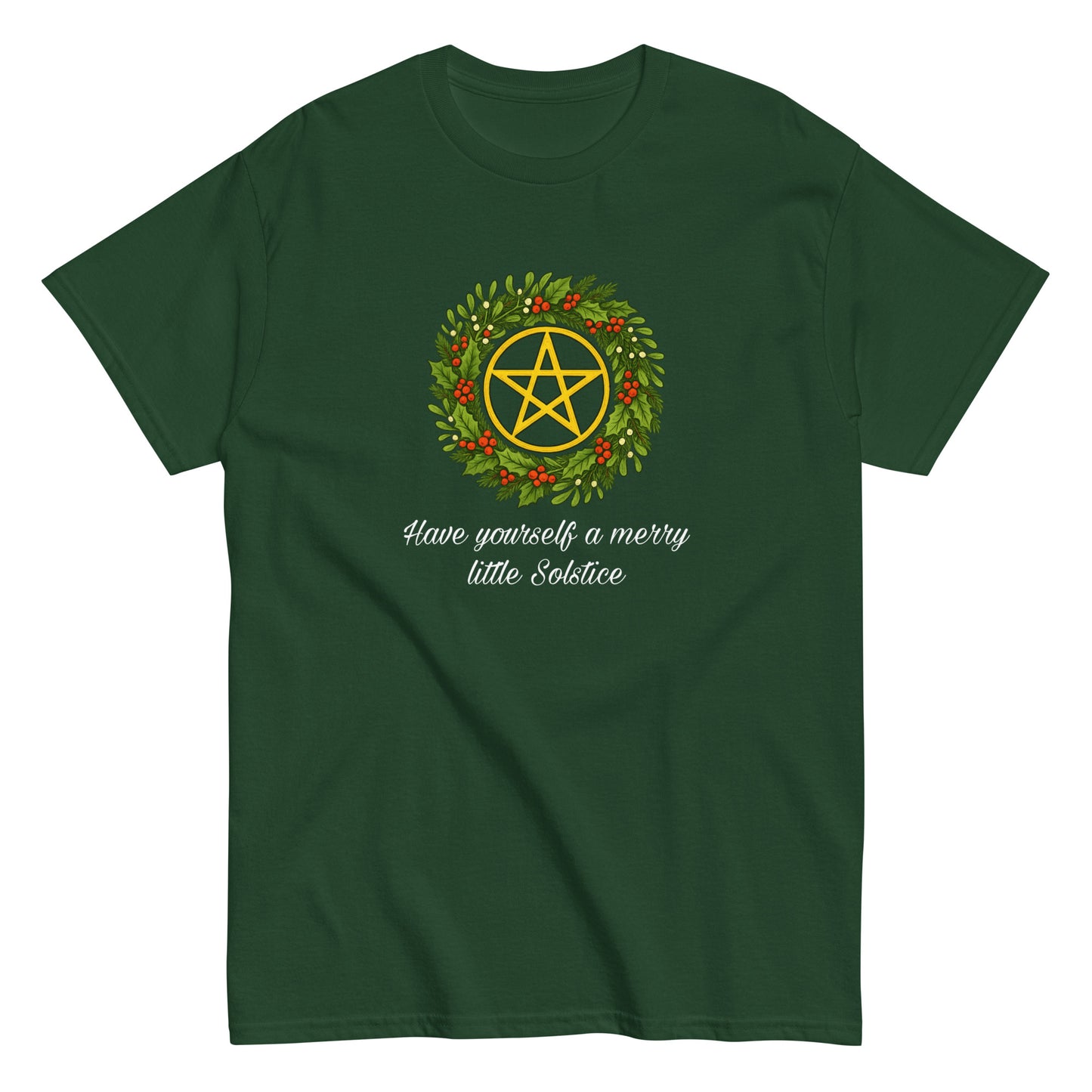 Merry Little Solstice Shirt | Pagan Yule Esoteric Clothing