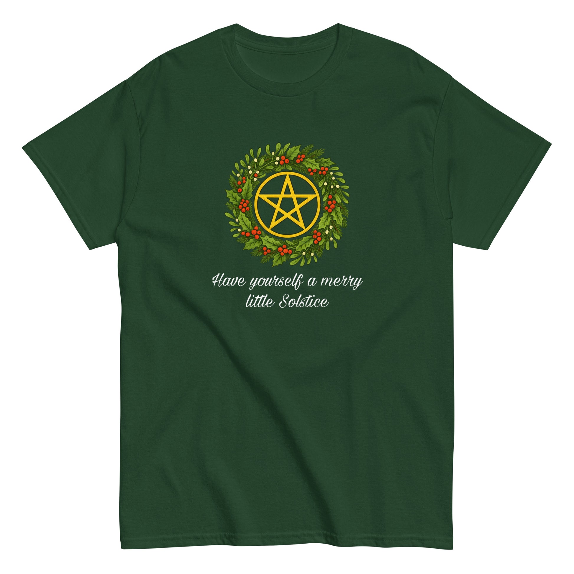 Merry Little Solstice Shirt | Pagan Yule Esoteric Clothing