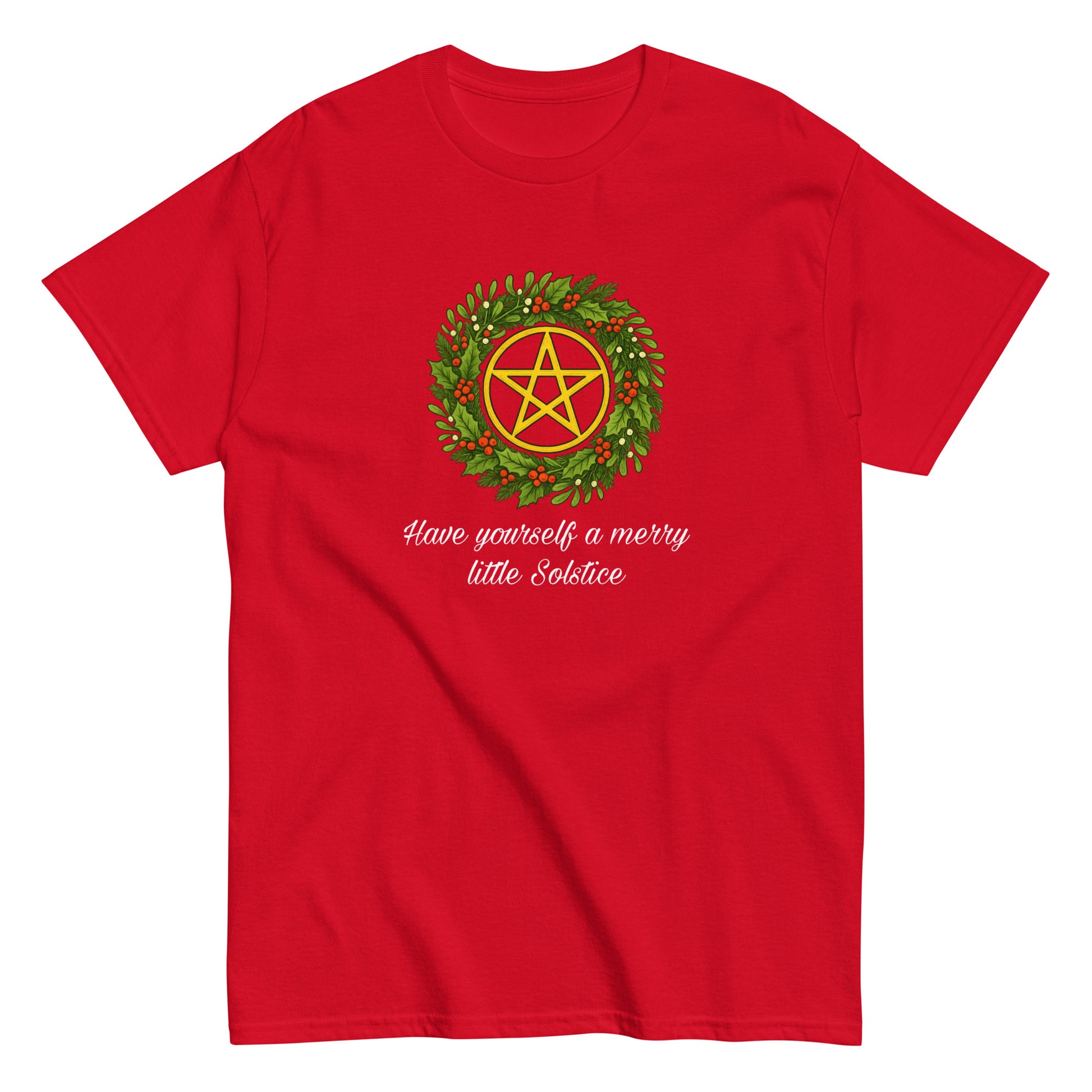 Merry Little Solstice Shirt | Pagan Yule Esoteric Clothing