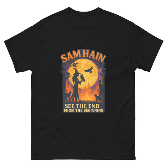 Samhain Shirt – Witchy Apparel for Halloween and Ancestral Magic black