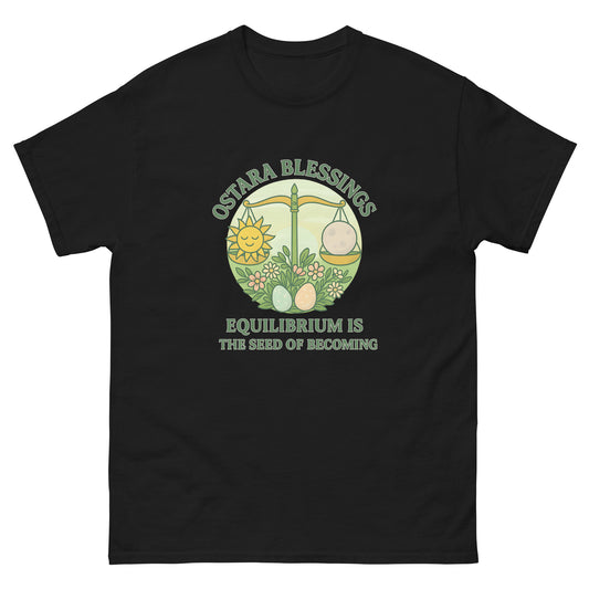 Ostara Blessings – Esoteric clothing Honoring Spring Equilibrium black