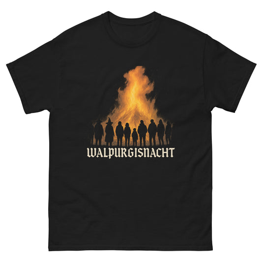 Walpurgisnacht Bonfire Shirt – Witchy Apparel for the Season of Fire black