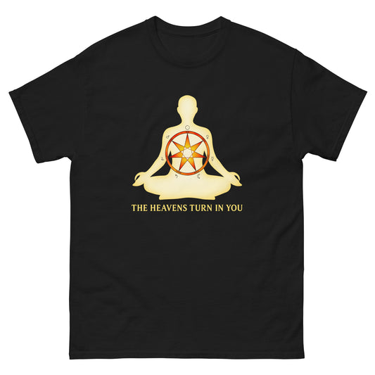 The Heavens Turn In You – Esoteric clothing Meditative Spiritual Shirt black