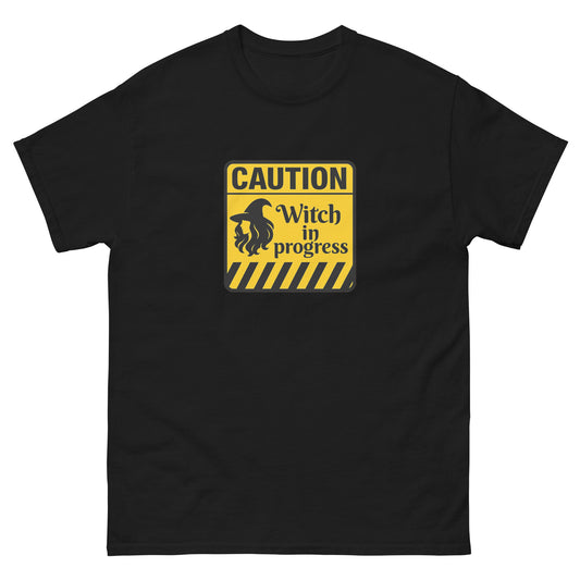 Caution: Witch in Progress – Witchy Apparel for the Magickal Journey black