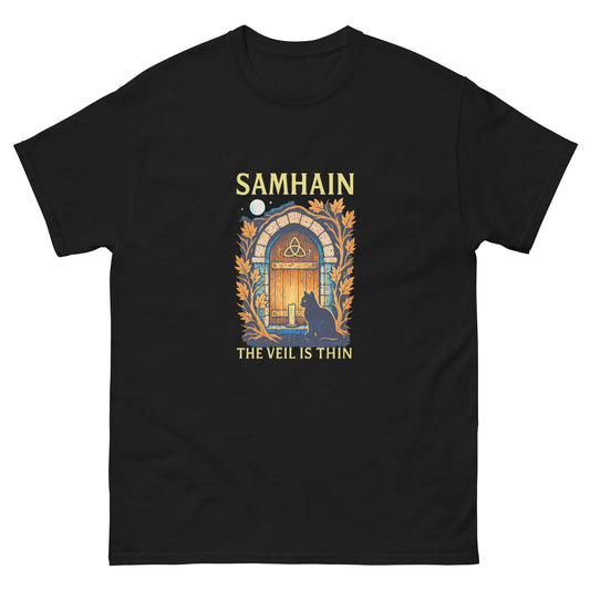 Samhain – The Veil Is Thin | Esoteric Apparel for Ancestral Connection black