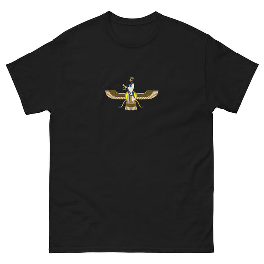 Faravahar Zoroastrian Symbol Esoteric Apparel – Ancient Persian Design black