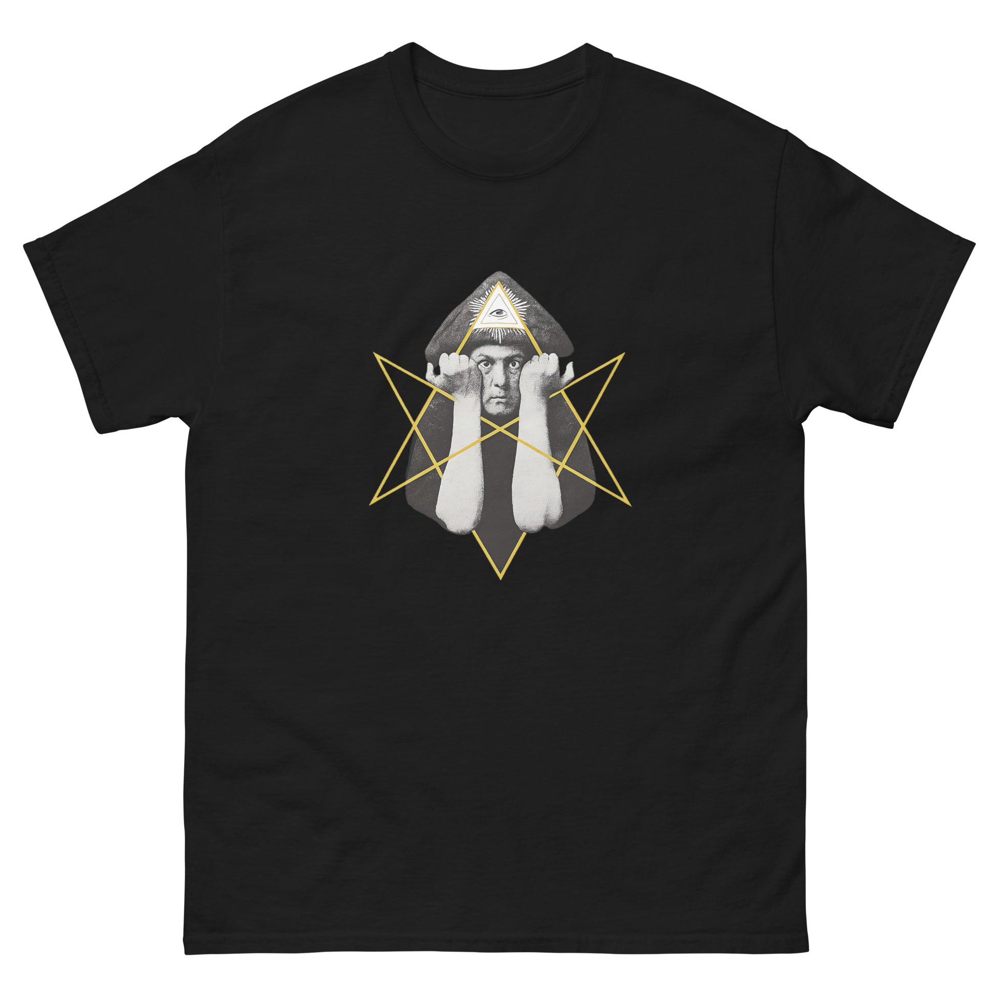 Aleister Crowley & The Unicursal Hexagram – Esoteric Apparel black