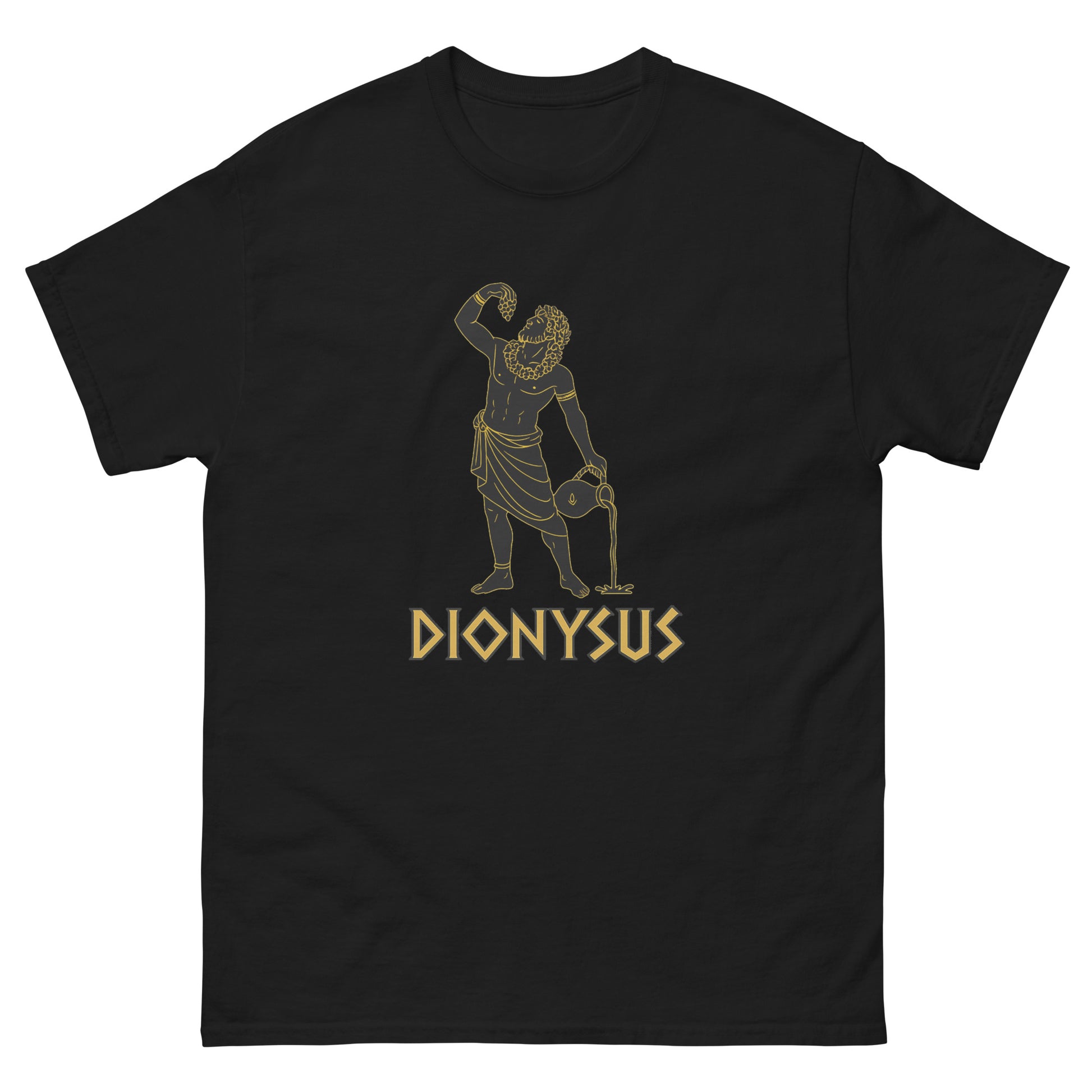 Dionysus Shirt – God of Wine, Rebirth & Mystical Transformation | Esoteric Clothing black