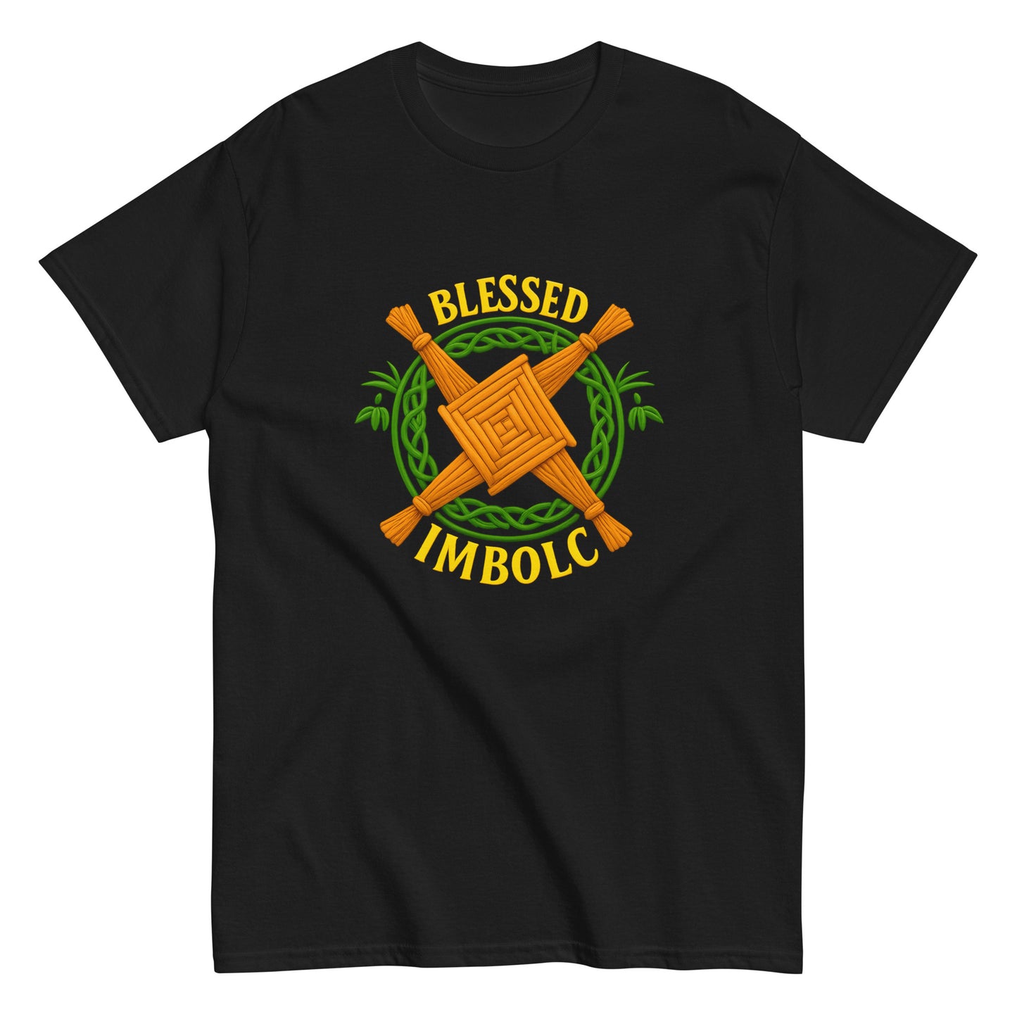Blessed Imbolc – Brigid’s Cross | Esoteric Clothing black