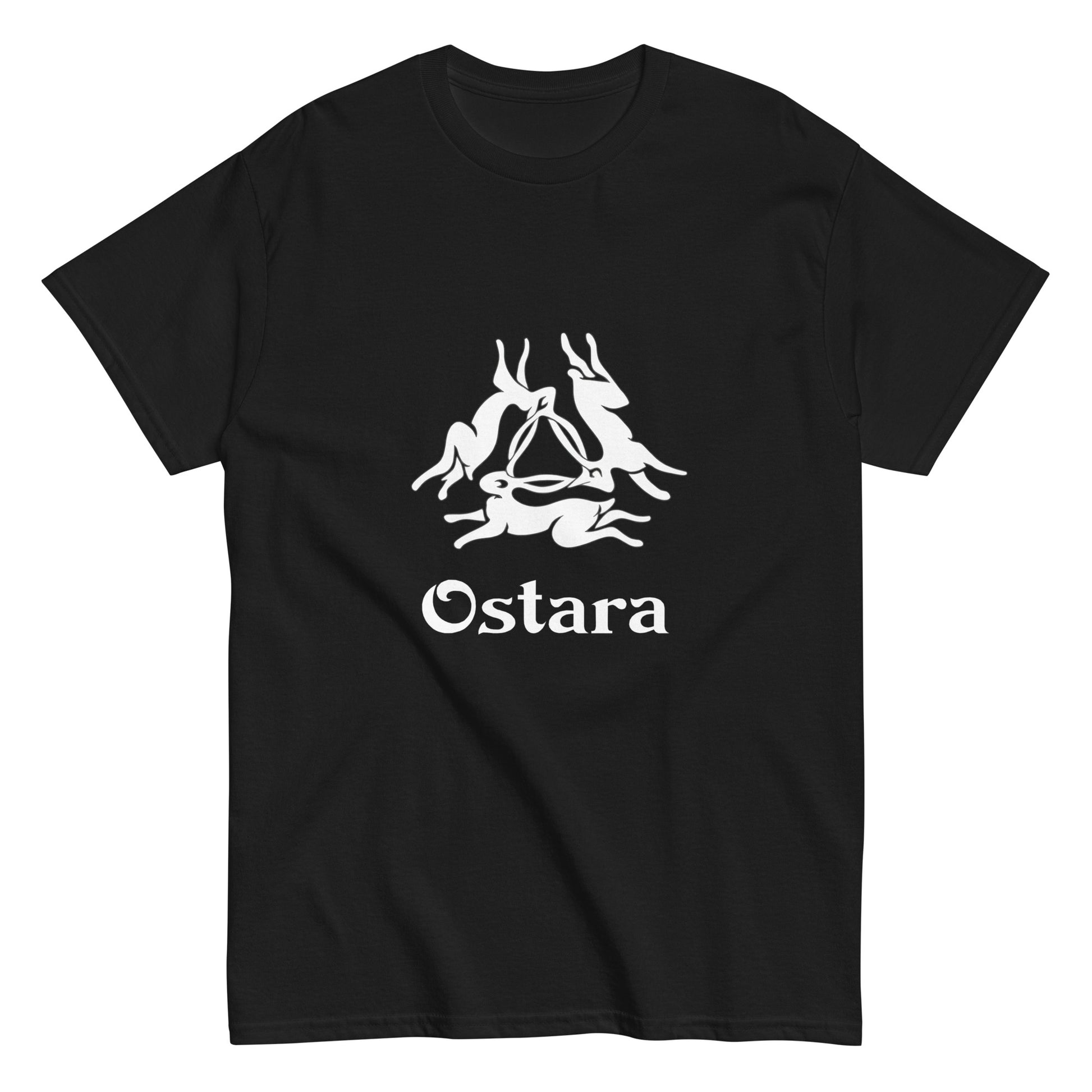 Ostara Three Hares Shirt | Esoteric apparel black