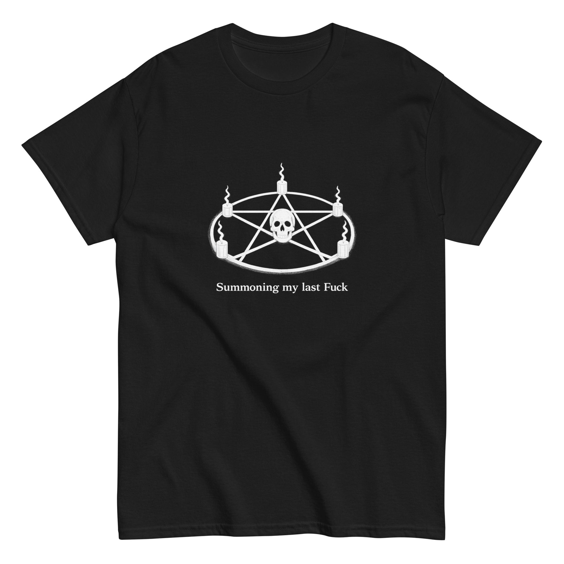 Summoning My Last Fuck Shirt |witchy apparel black