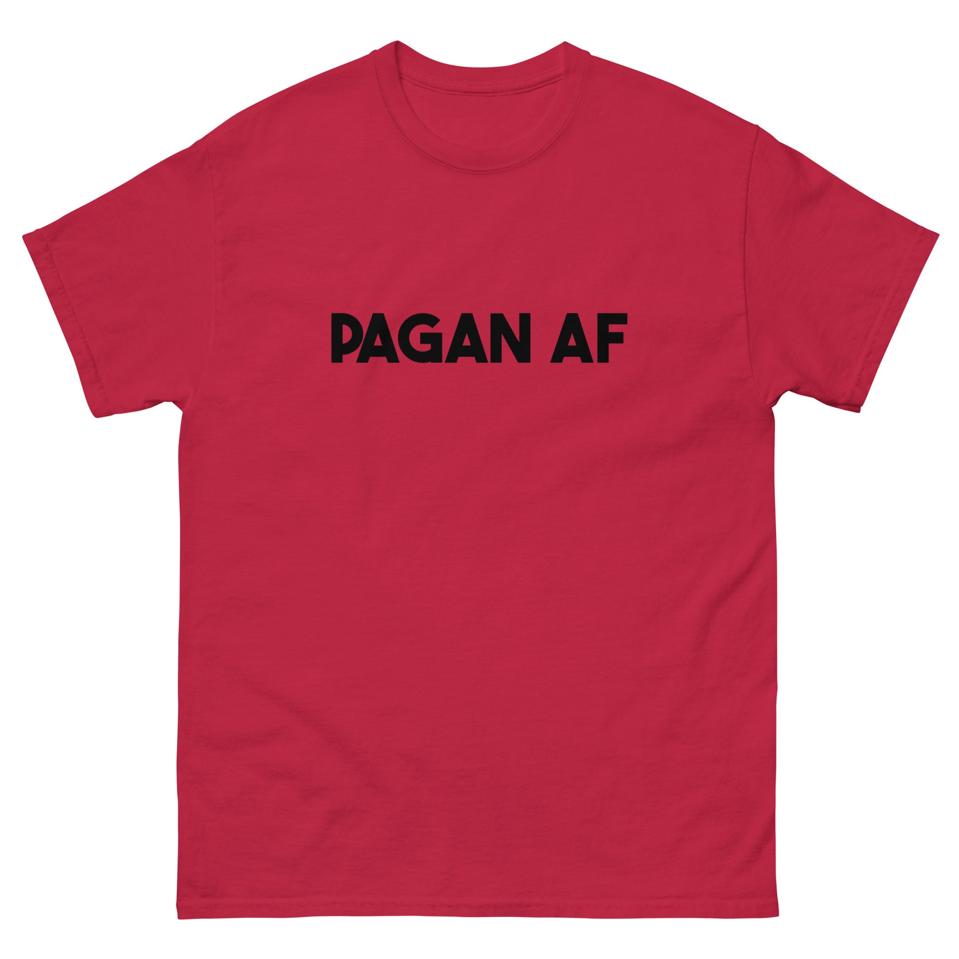 PAGAN AF Shirt | Esoteric Apparel with attitude w red