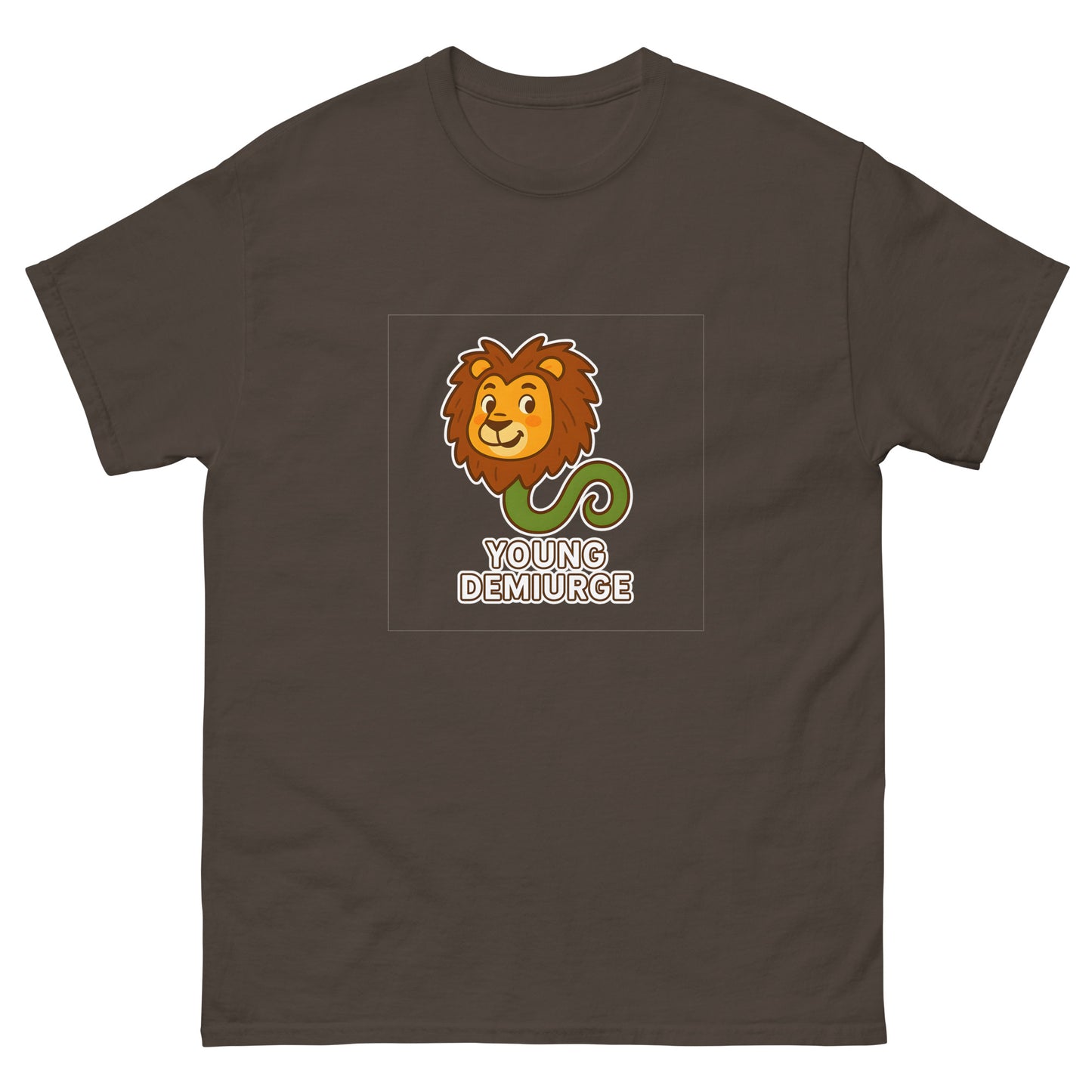 Young Demiurge Shirt – Gnostic Esoteric clothing  Humorous Design brown