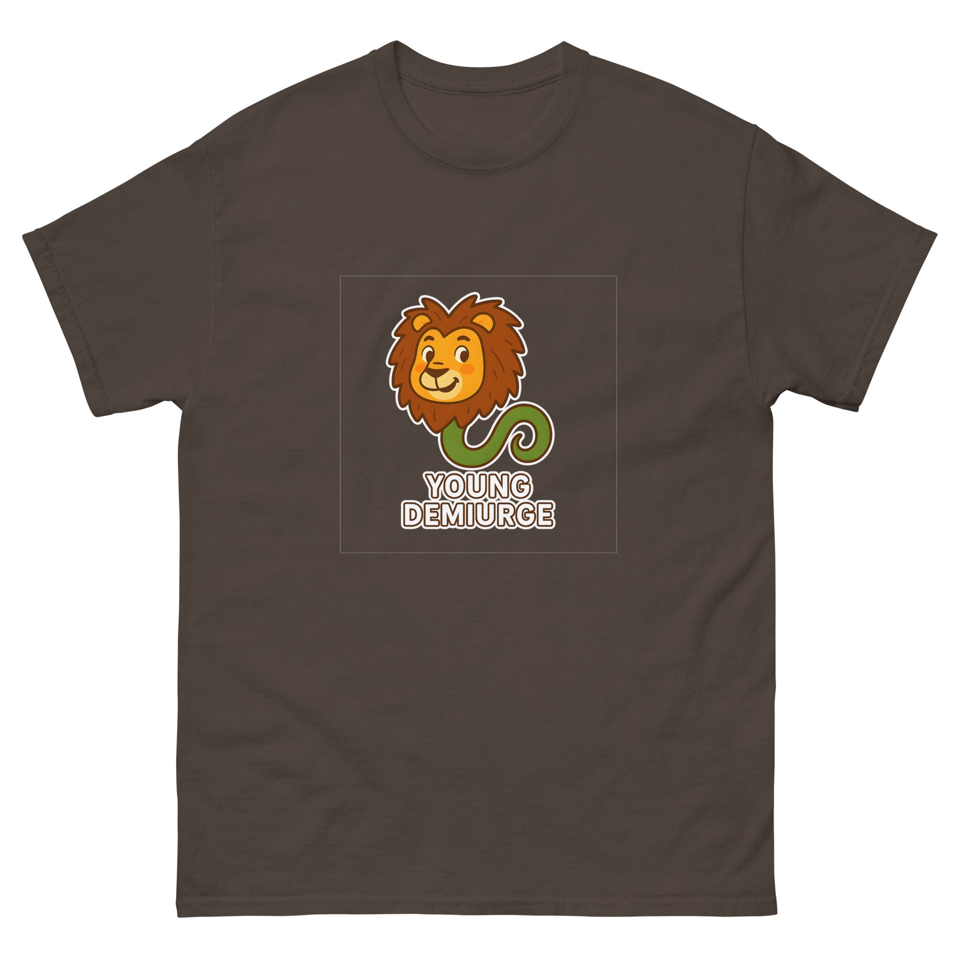 Young Demiurge Shirt – Gnostic Esoteric clothing  Humorous Design brown