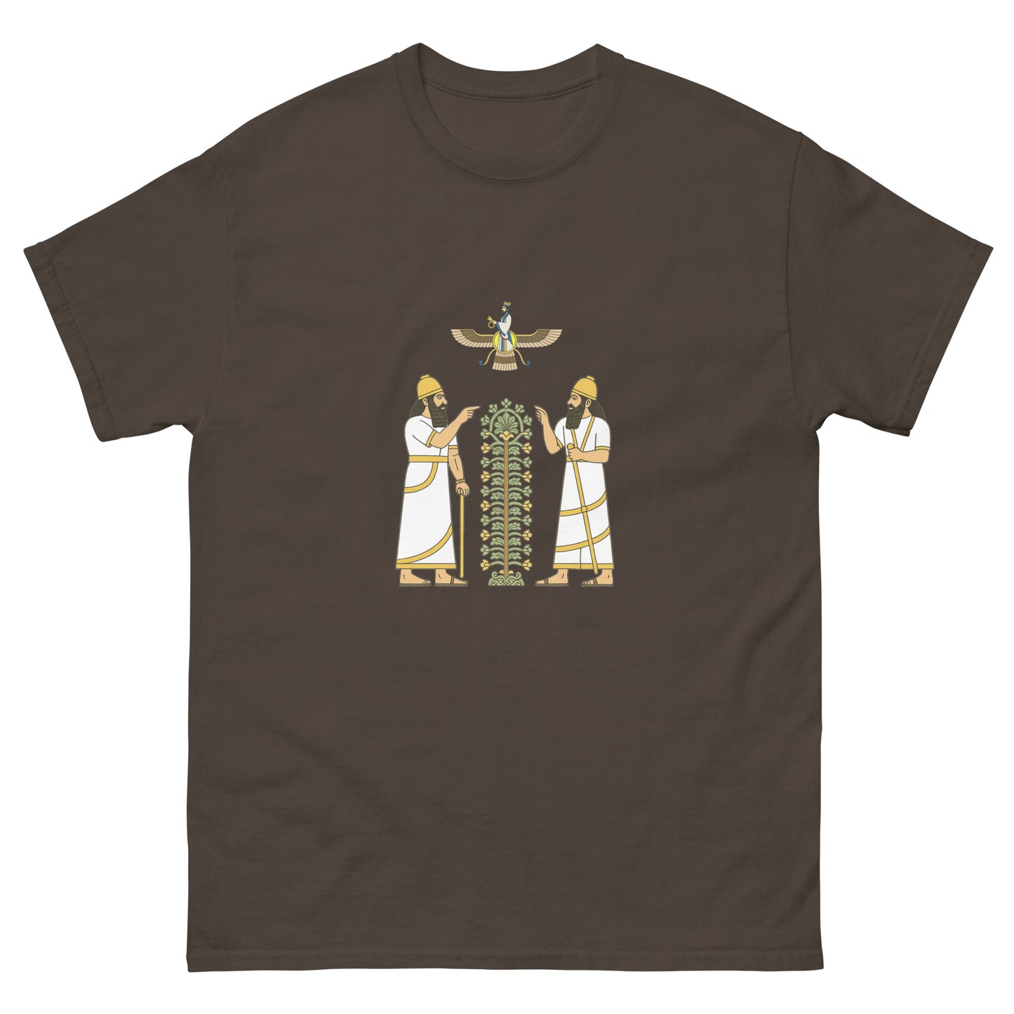 Mesopotamian Tree of Life – Esoteric Clothing with Ancient Symbolism brown
