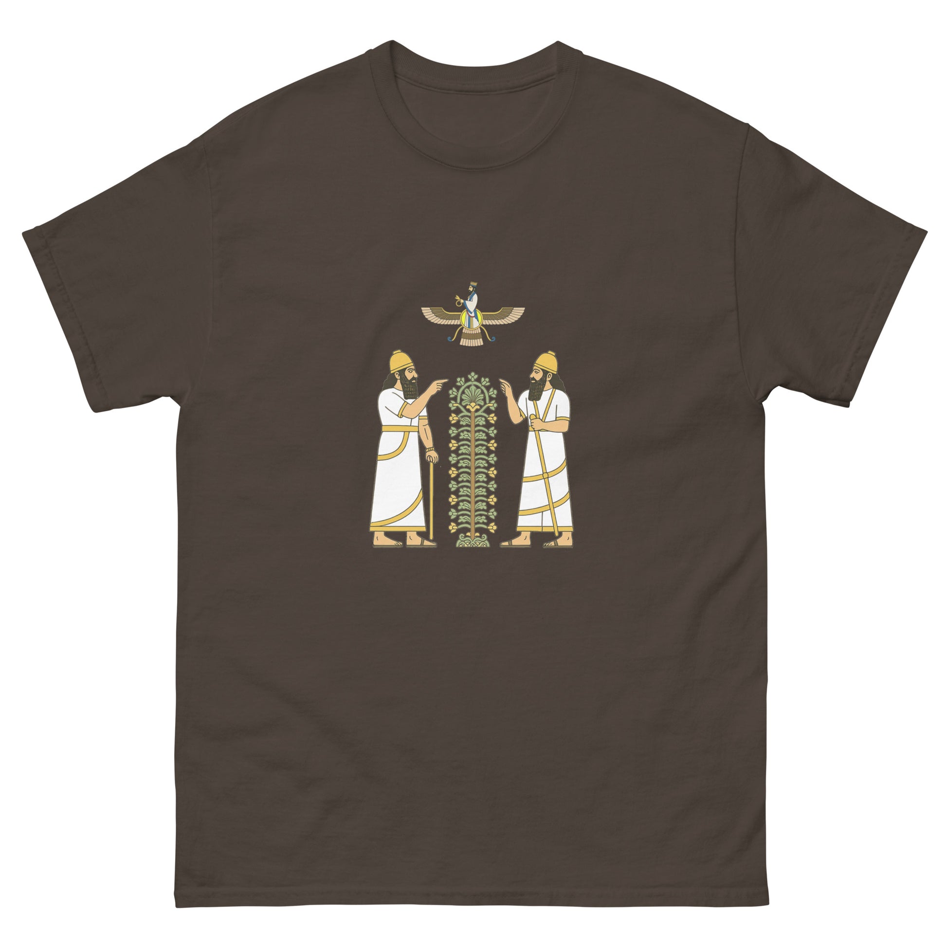 Mesopotamian Tree of Life – Esoteric Clothing with Ancient Symbolism brown