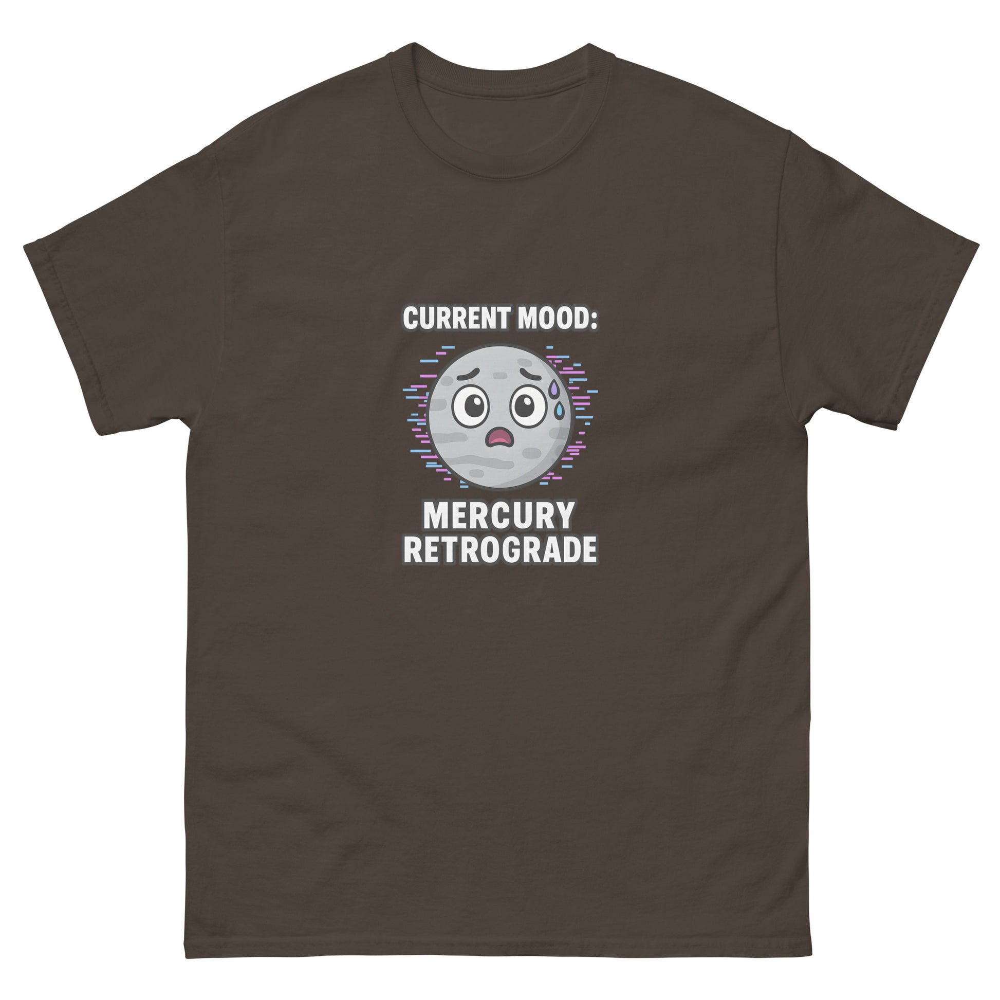 Current Mood: Mercury Retrograde – Astrology Humor witchy apparel brown