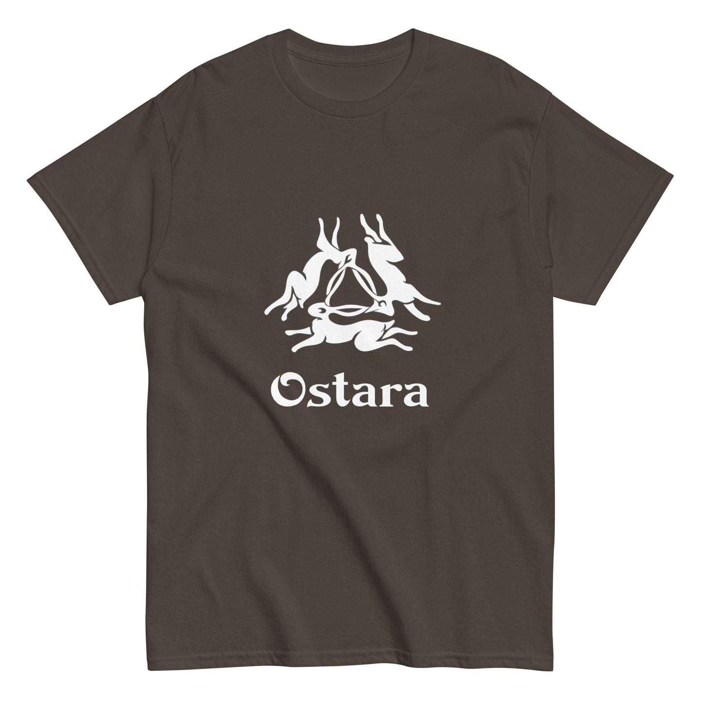 Ostara Three Hares Shirt | Esoteric apparel brown