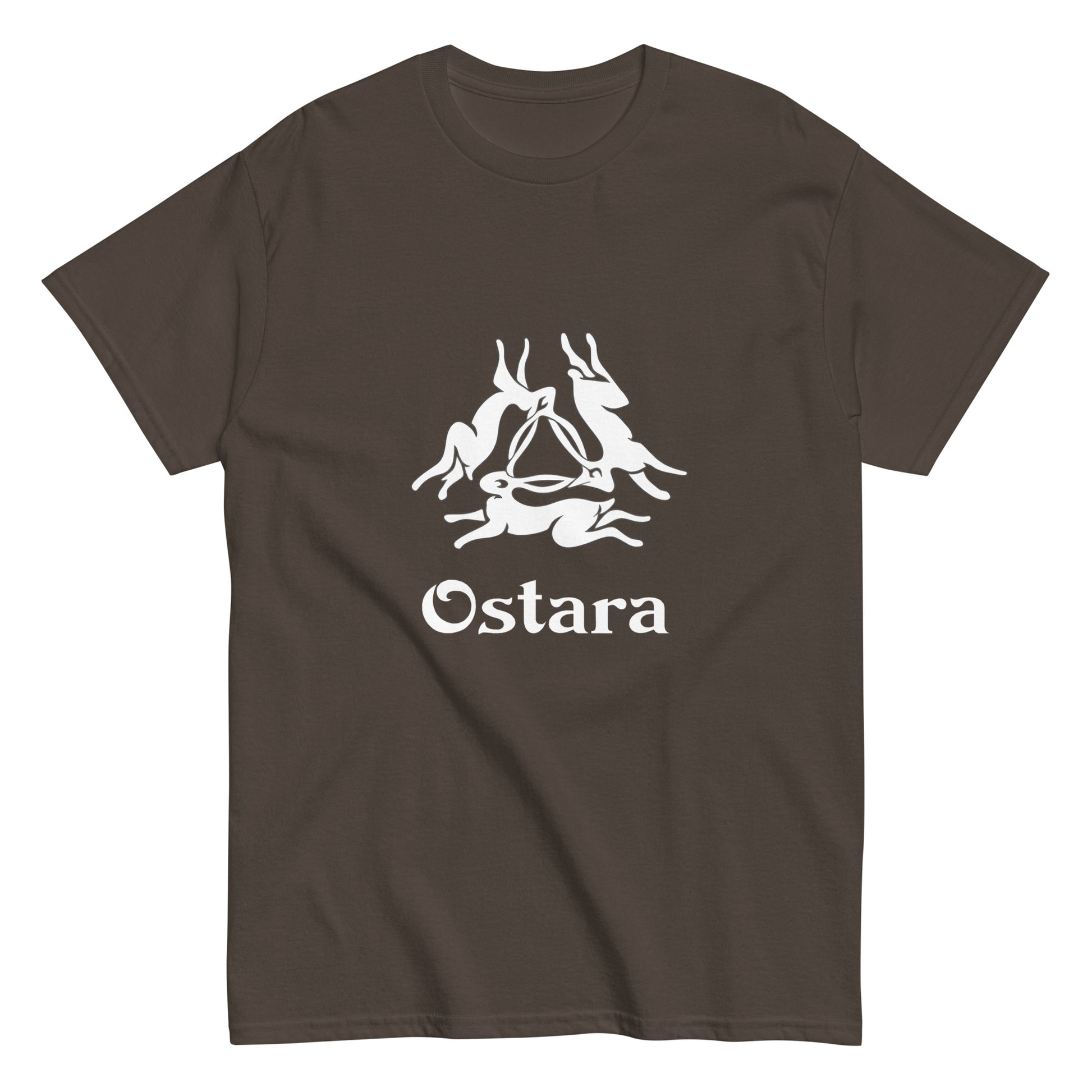 Ostara Three Hares Shirt | Esoteric apparel brown