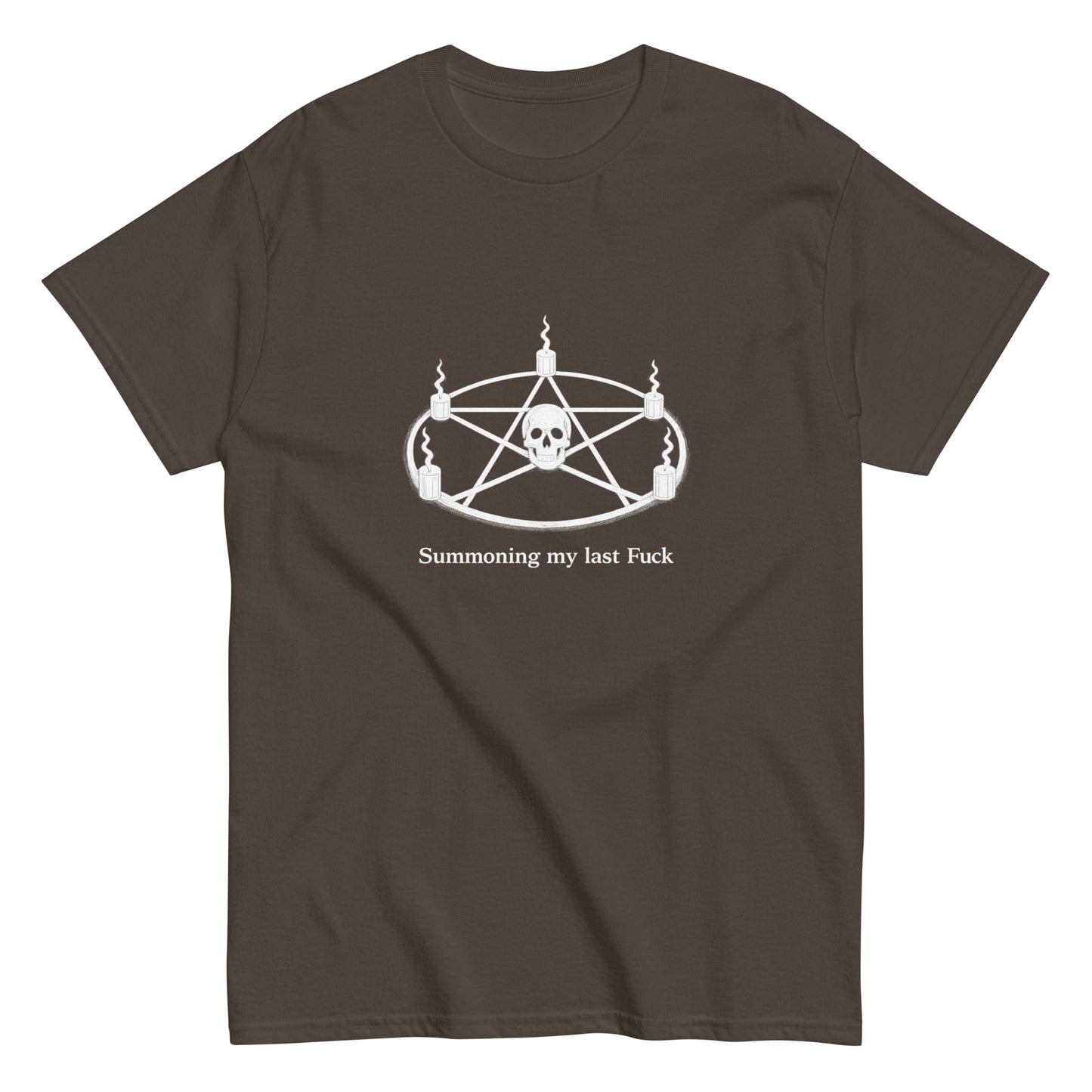 Summoning My Last Fuck Shirt |witchy apparel brown