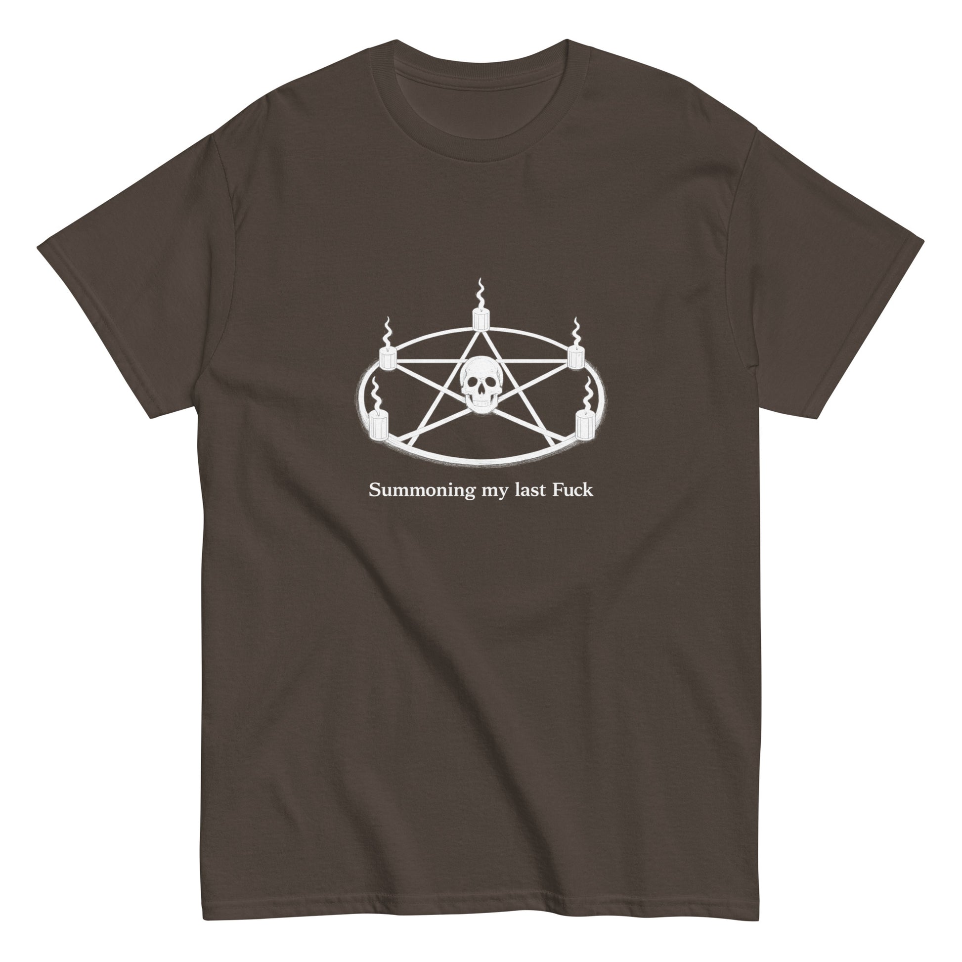 Summoning My Last Fuck Shirt |witchy apparel brown
