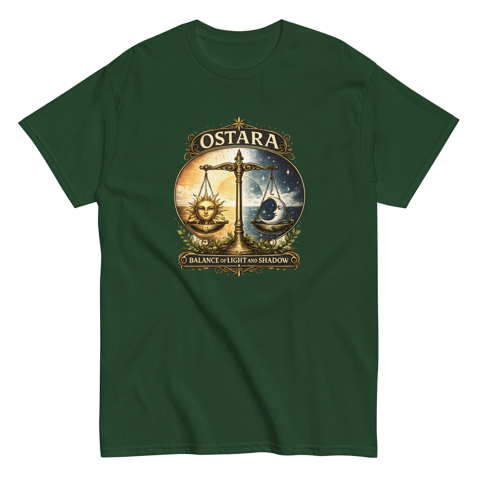Ostara – Balance of Light and Shadow | witchy apparel green