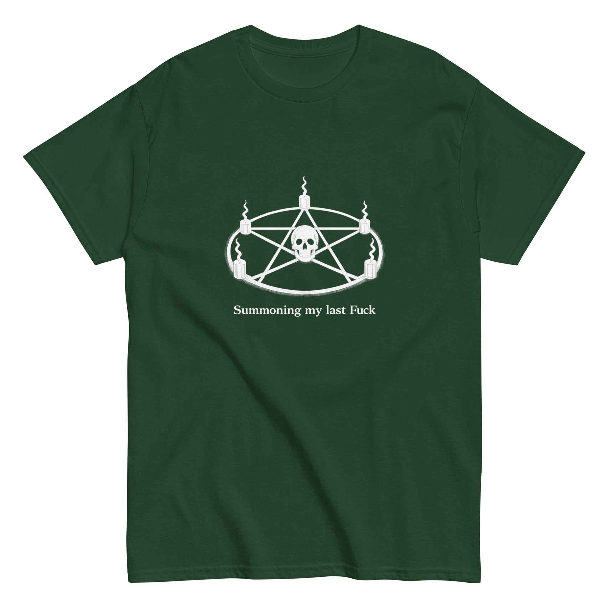 Summoning My Last Fuck Shirt |witchy apparel green