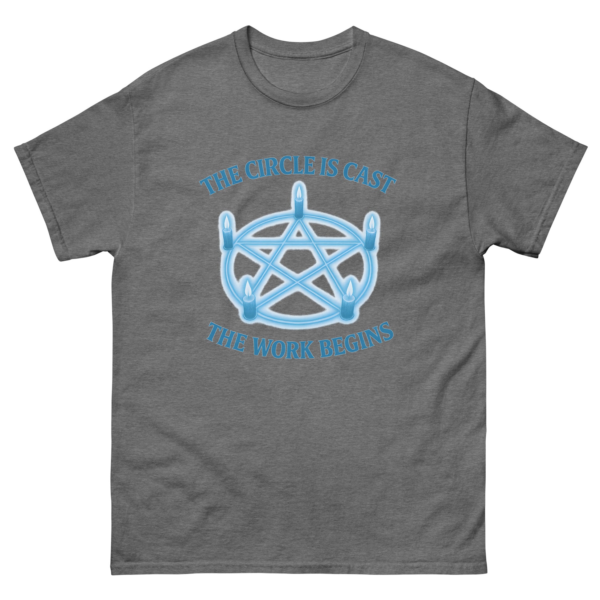 Title: The Circle Is Cast – Witchcraft Apparel witchy clothes grey