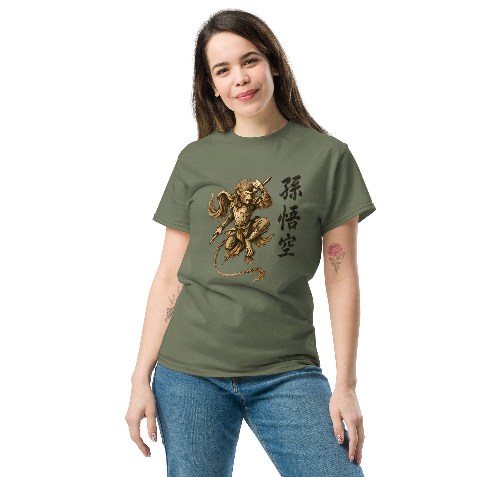  Sun Wukong – Esoteric Apparel Featuring the Monkey King of Myth green