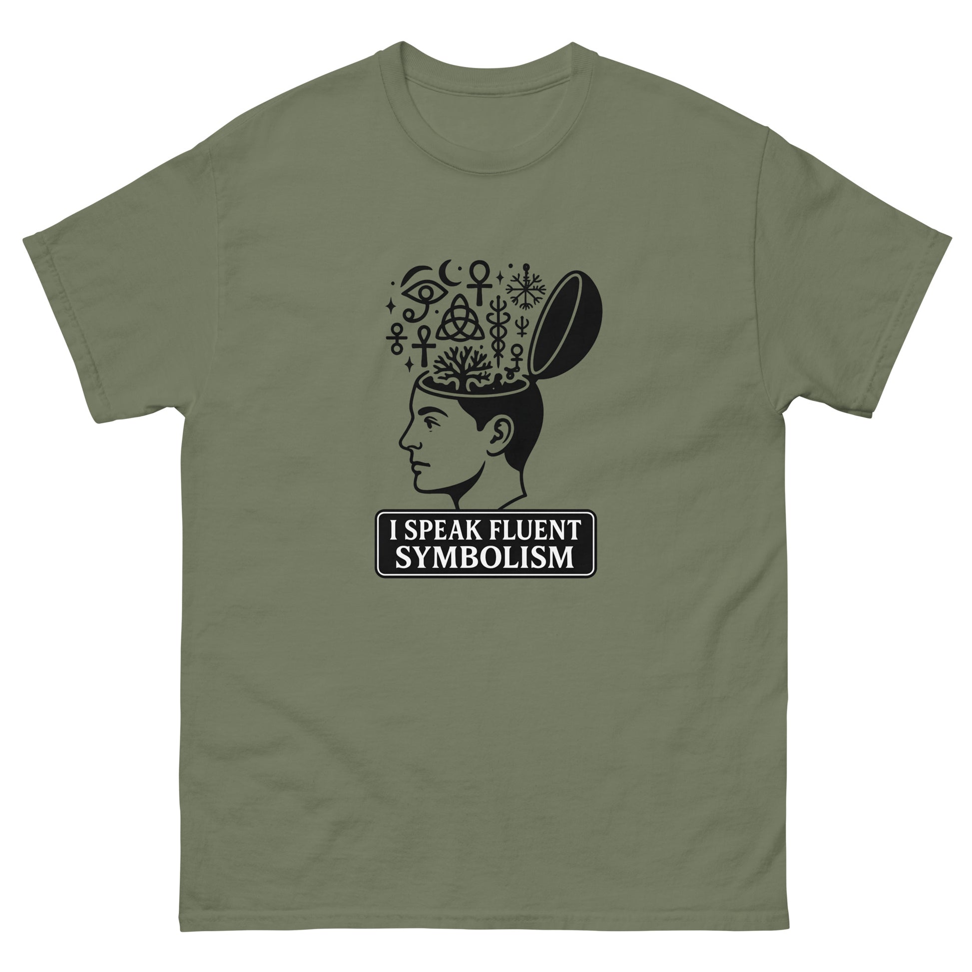 I Speak Fluent Symbolism Shirt – Occult Symbolic Esoteric clothing green