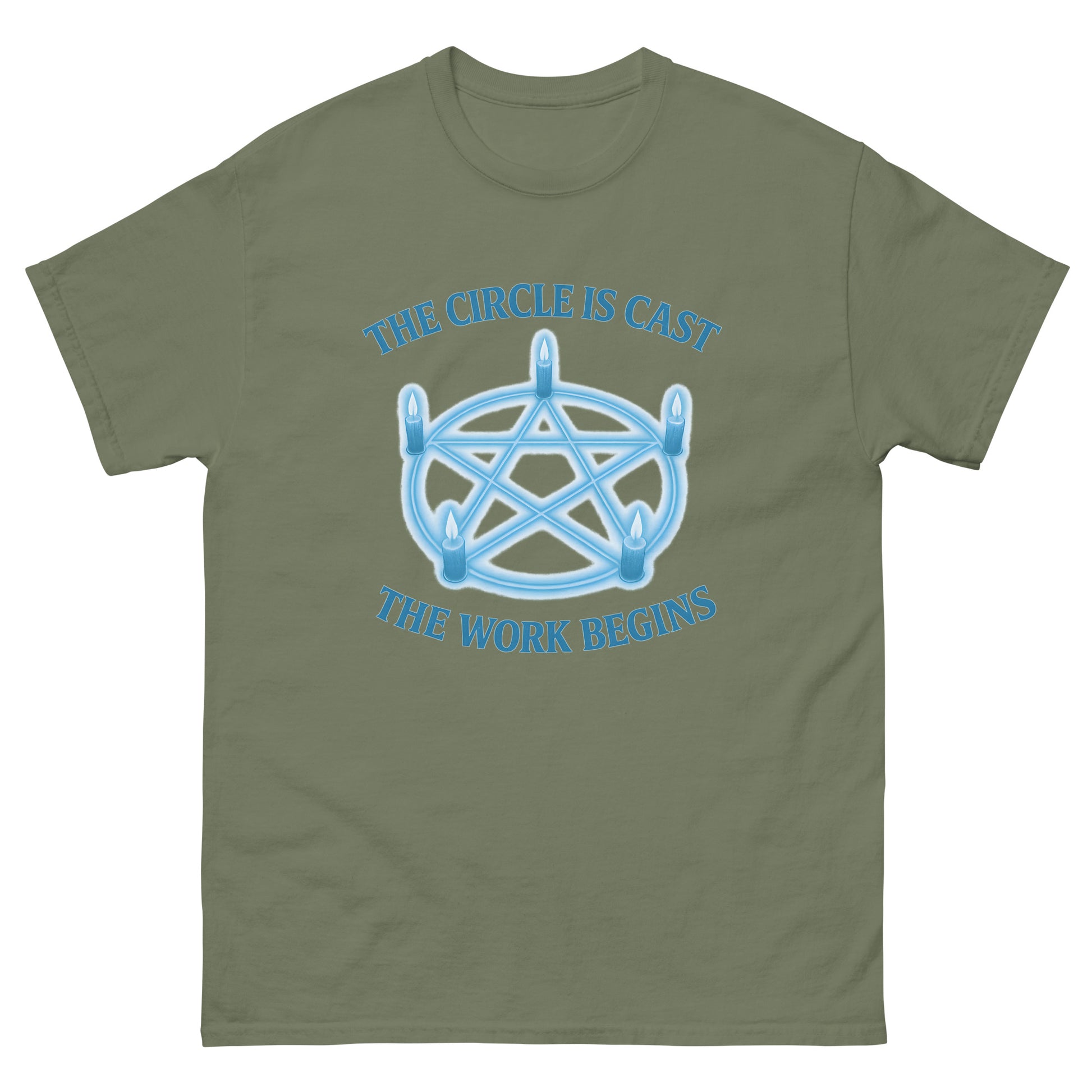 Title: The Circle Is Cast – Witchcraft Apparel witchy clothes green
