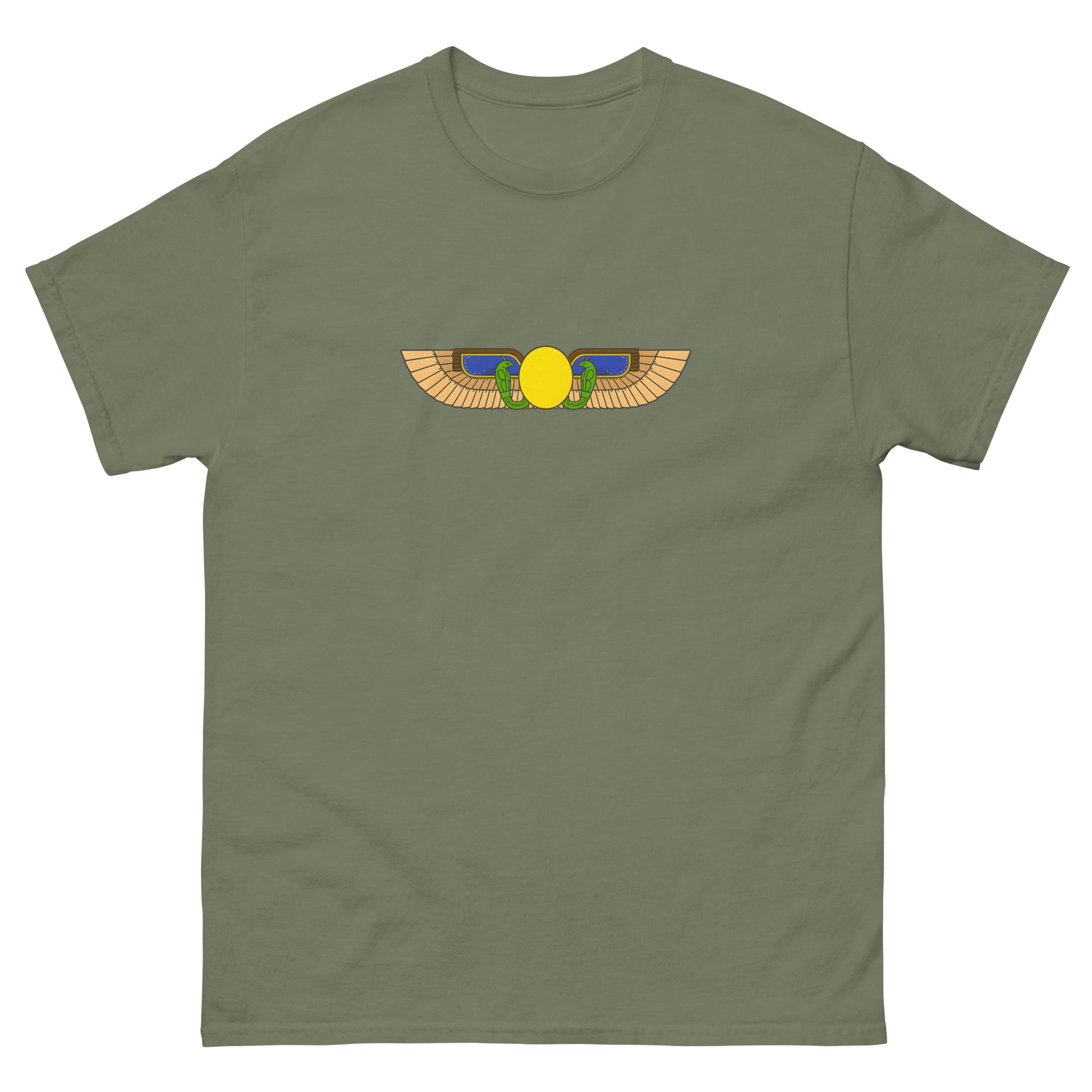 Egyptian Winged Sun Disc Esoteric Clothing | Occult & Pagan Apparel green