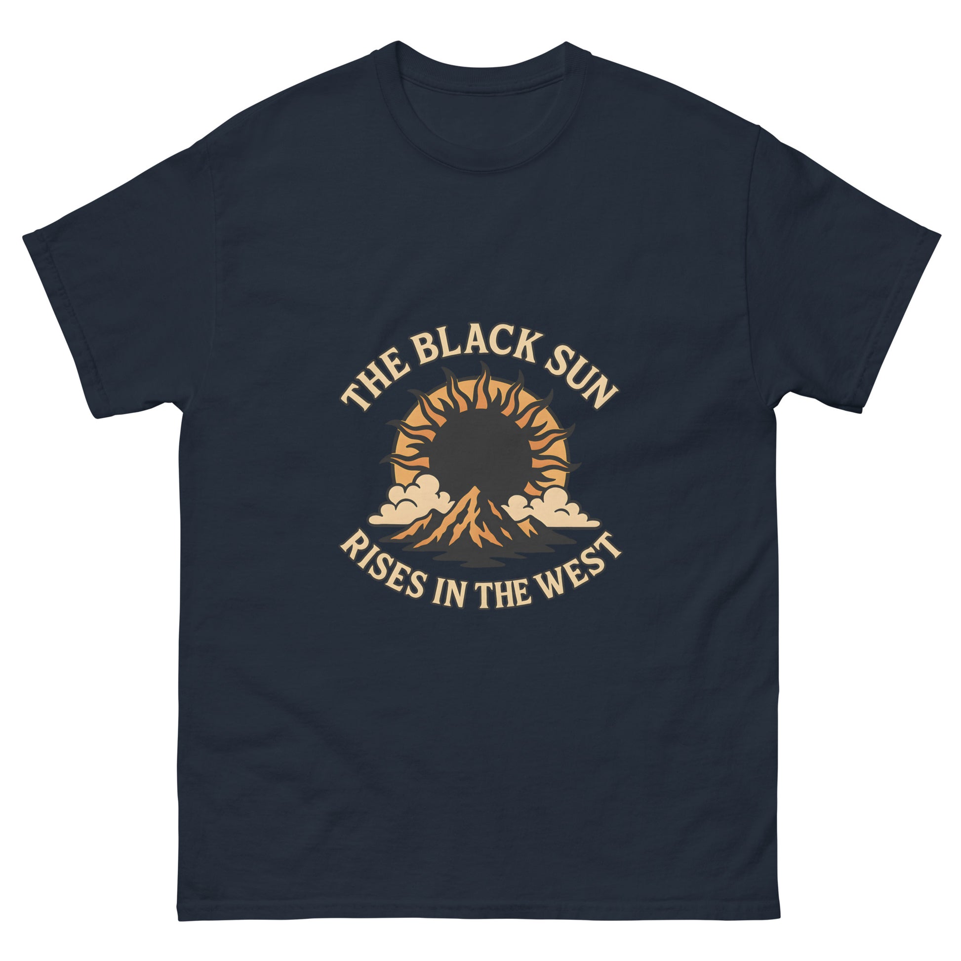The Black Sun Rises in the West – Occult Symbolism, Esoteric clothing navy