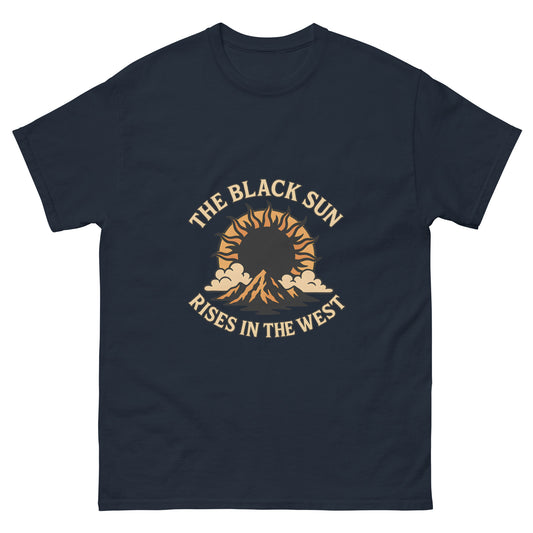 The Black Sun Rises in the West – Occult Symbolism, Esoteric clothing navy