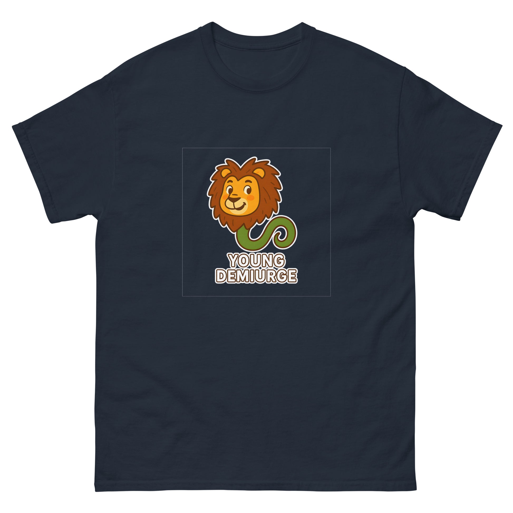 Young Demiurge Shirt – Gnostic Esoteric clothing  Humorous Design navy
