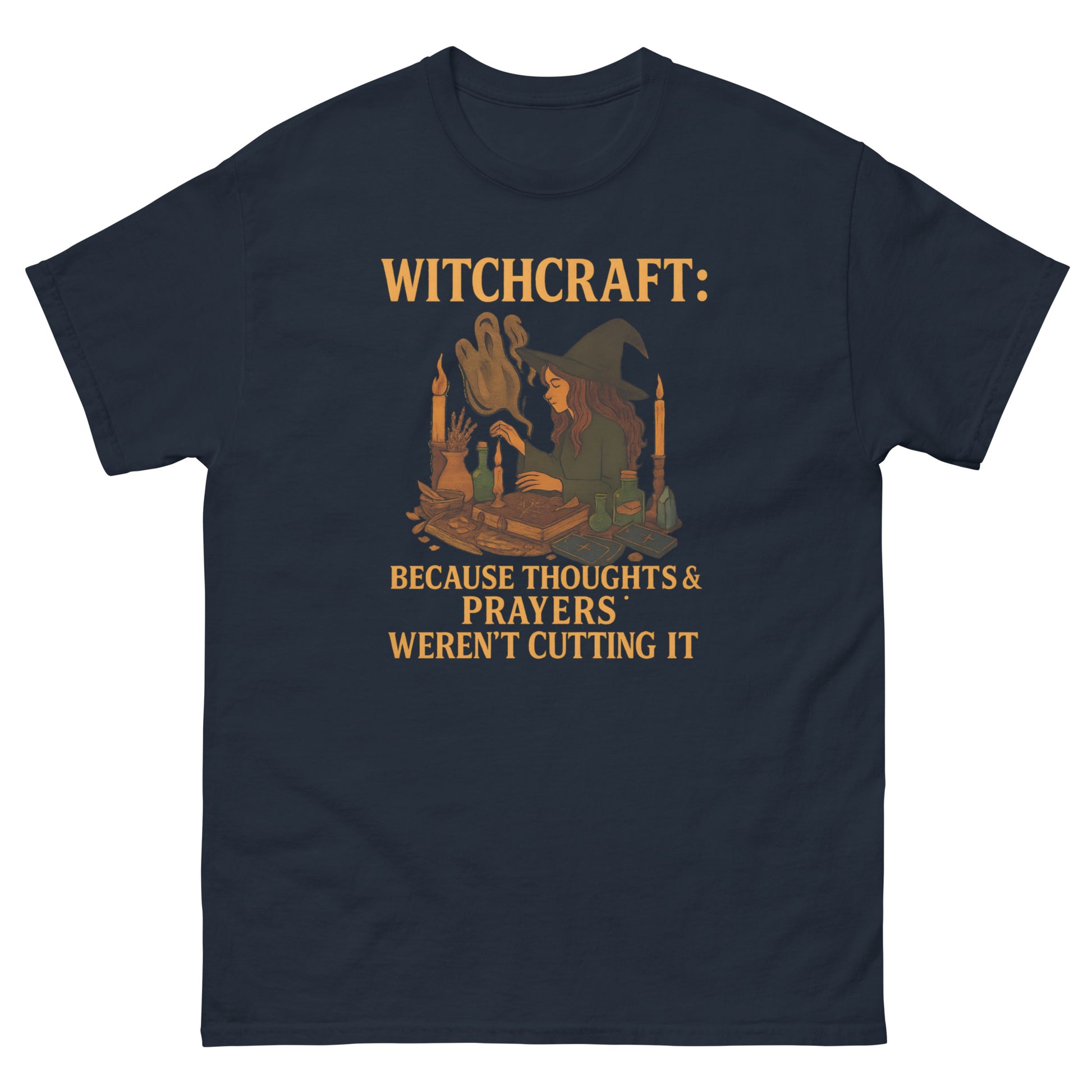 Witchcraft – Because Thoughts & Prayers Weren’t Cutting It witchy clothes navy
