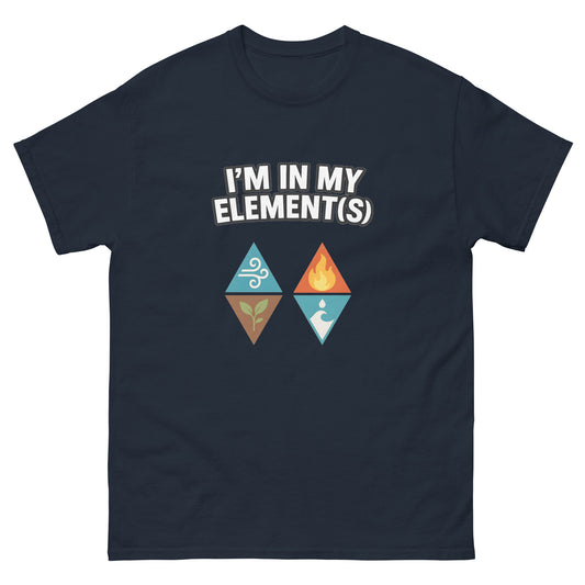  I’m in My Element(s) – Esoteric clothing, Design witchy apparel navy