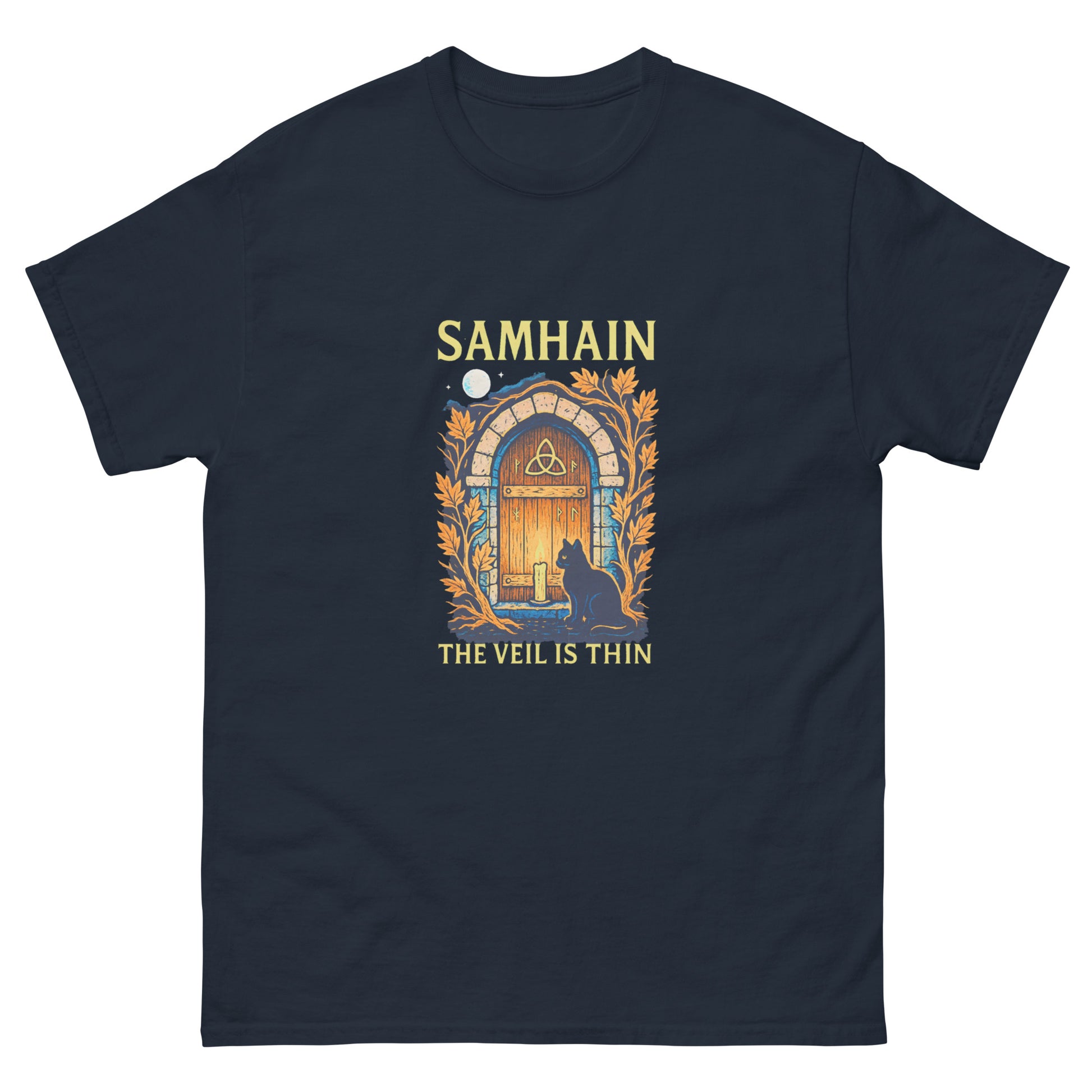 Samhain – The Veil Is Thin | Esoteric Clothing for Ancestral Connection navy