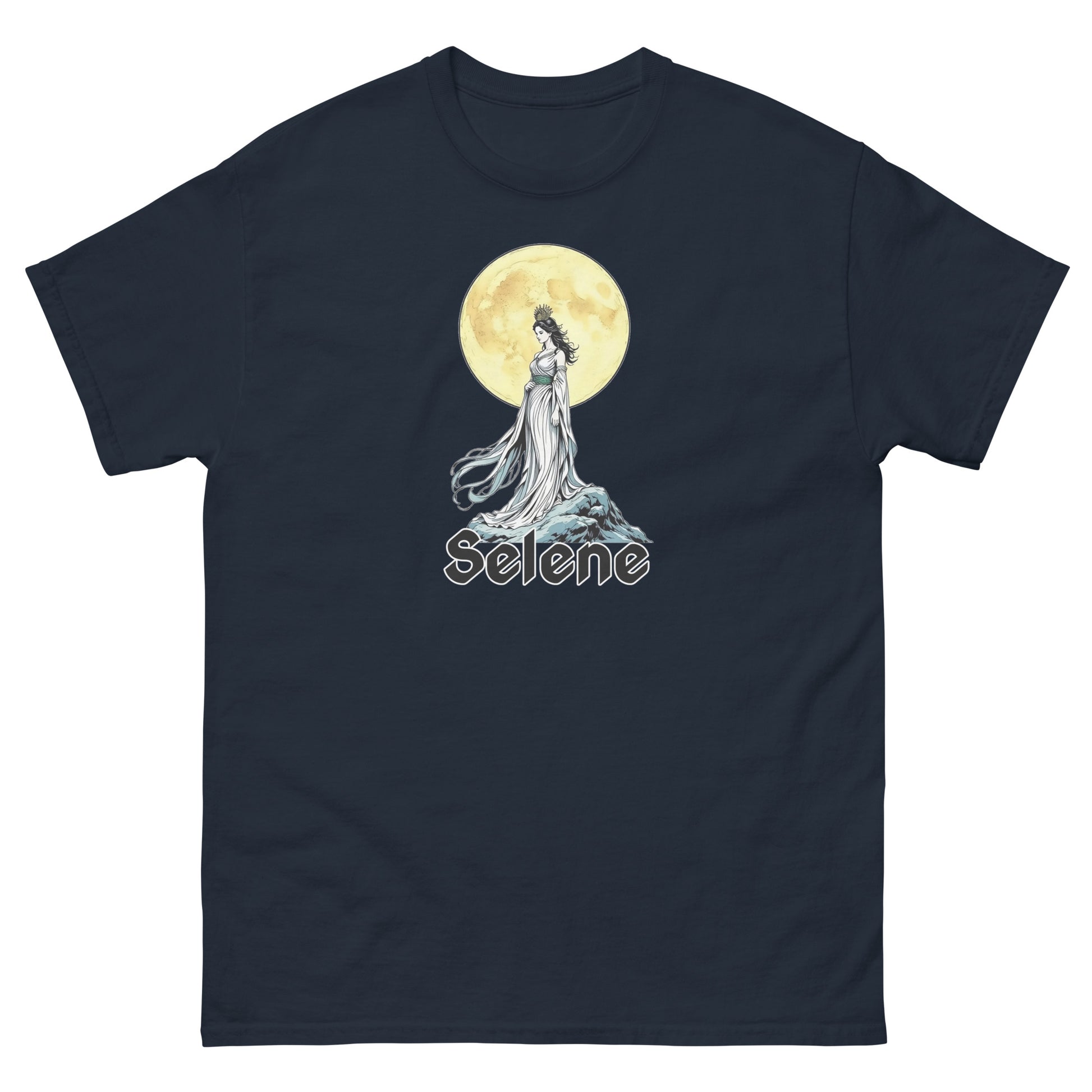 Selene Moon Goddess Esoteric Clothing | Witchy Apparel navy