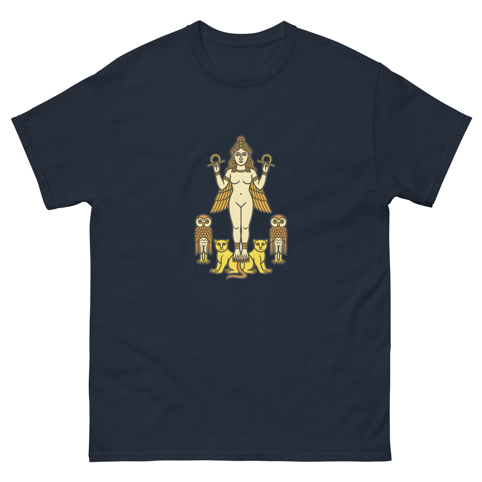 Inanna – Esoteric apparel & Pagan Goddess Shirt navy