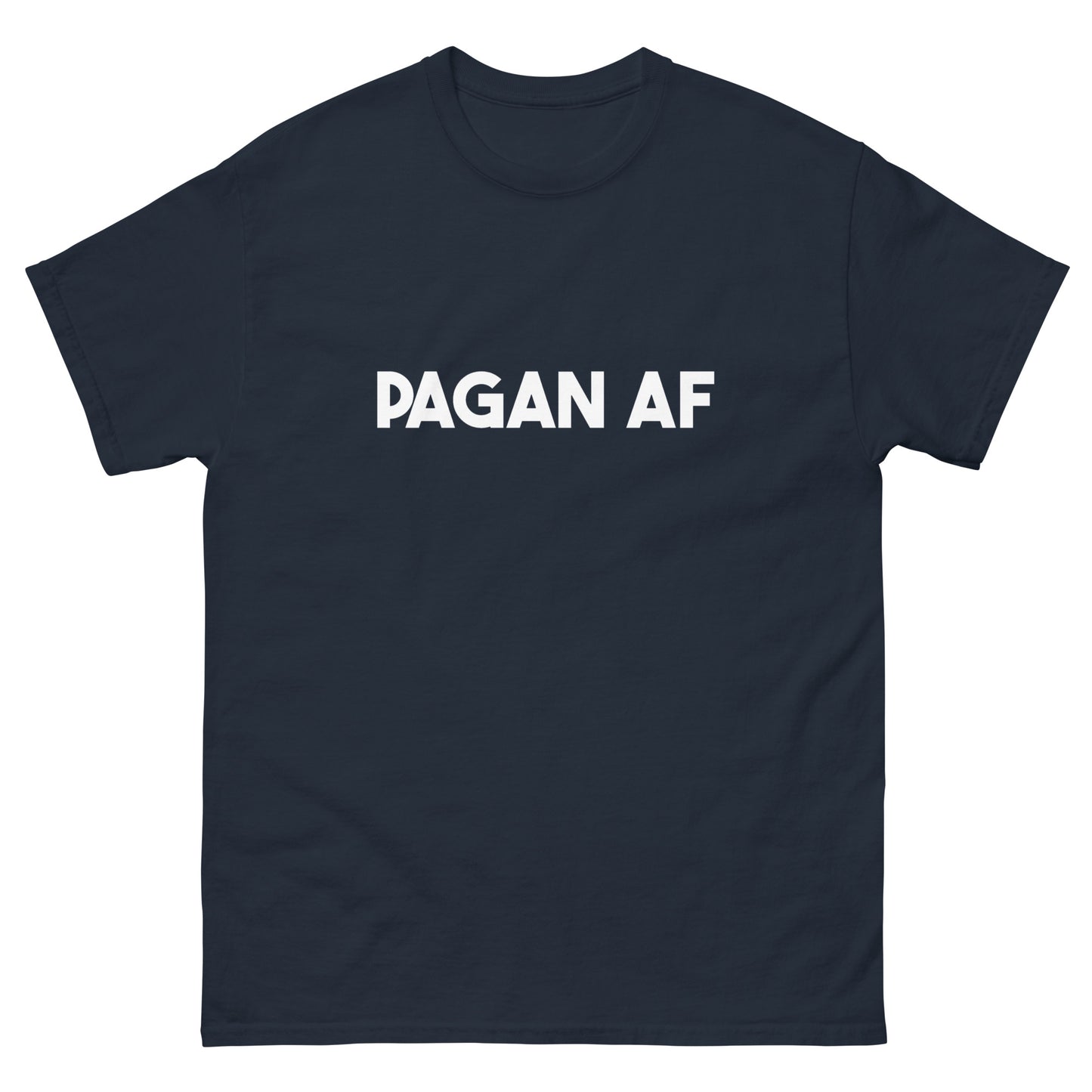 PAGAN AF Shirt | Esoteric Apparel with attitude w navy