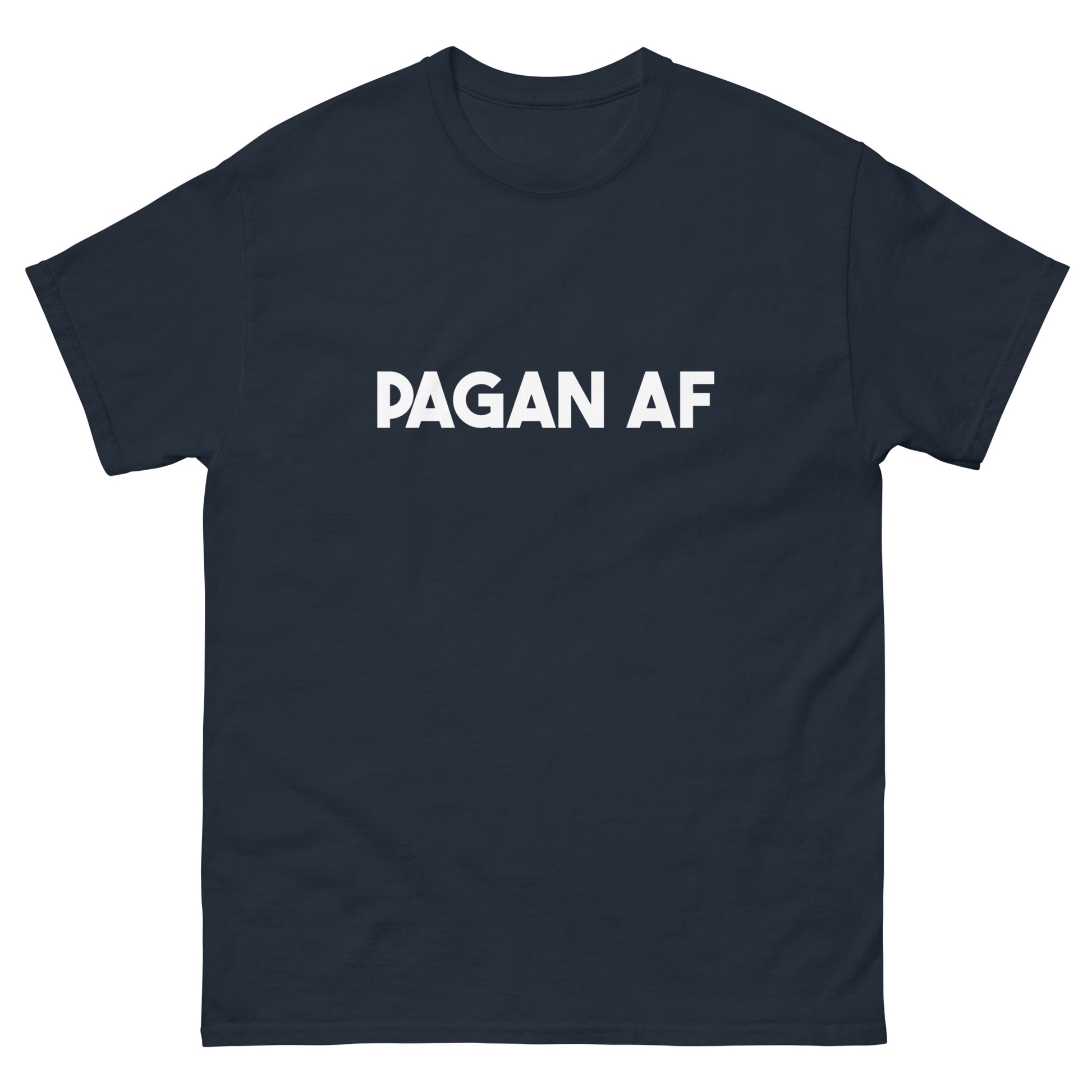 PAGAN AF Shirt | Esoteric Apparel with attitude w navy